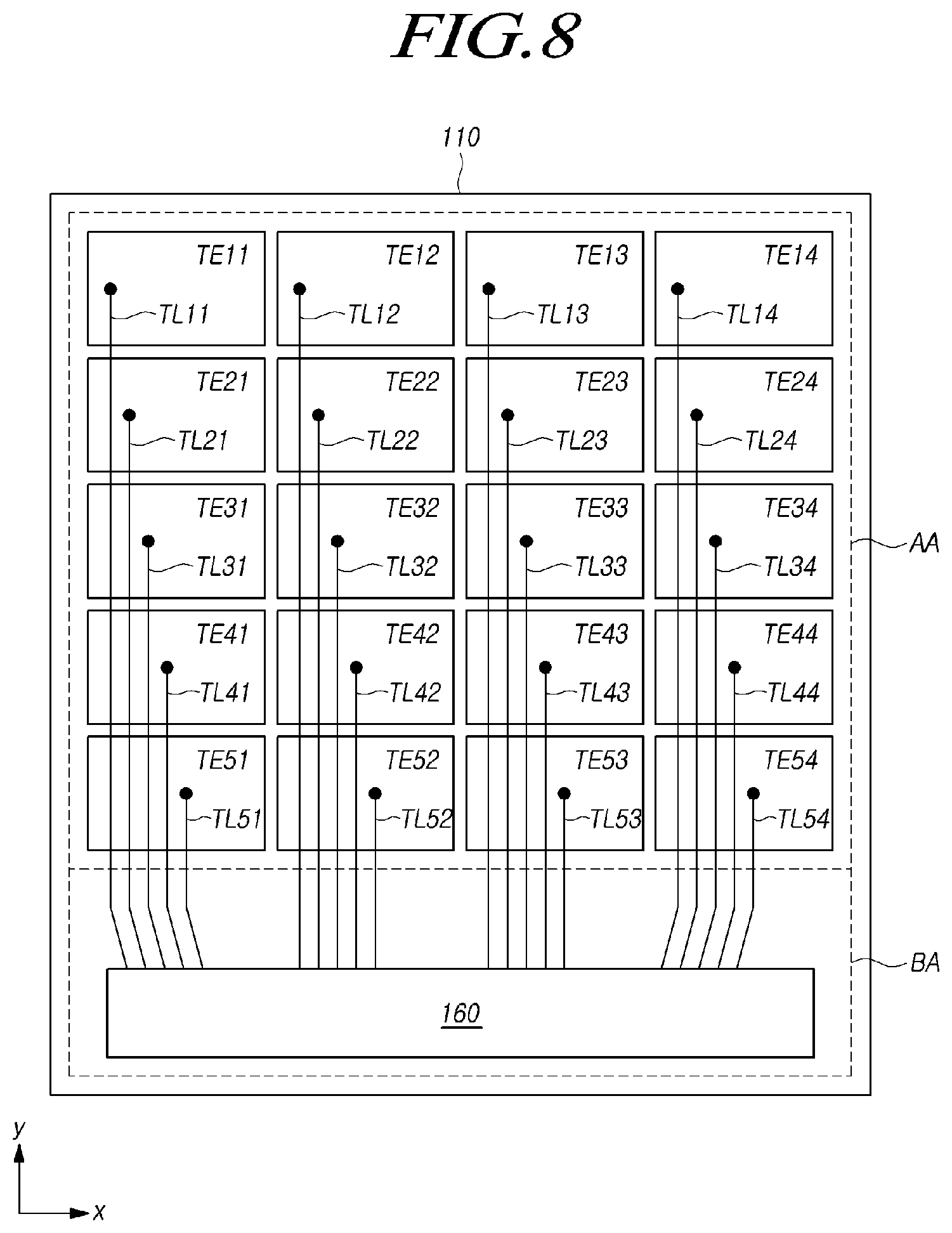 Patent US11847971 Figure 8 – Display device, driving circuit and display driving method