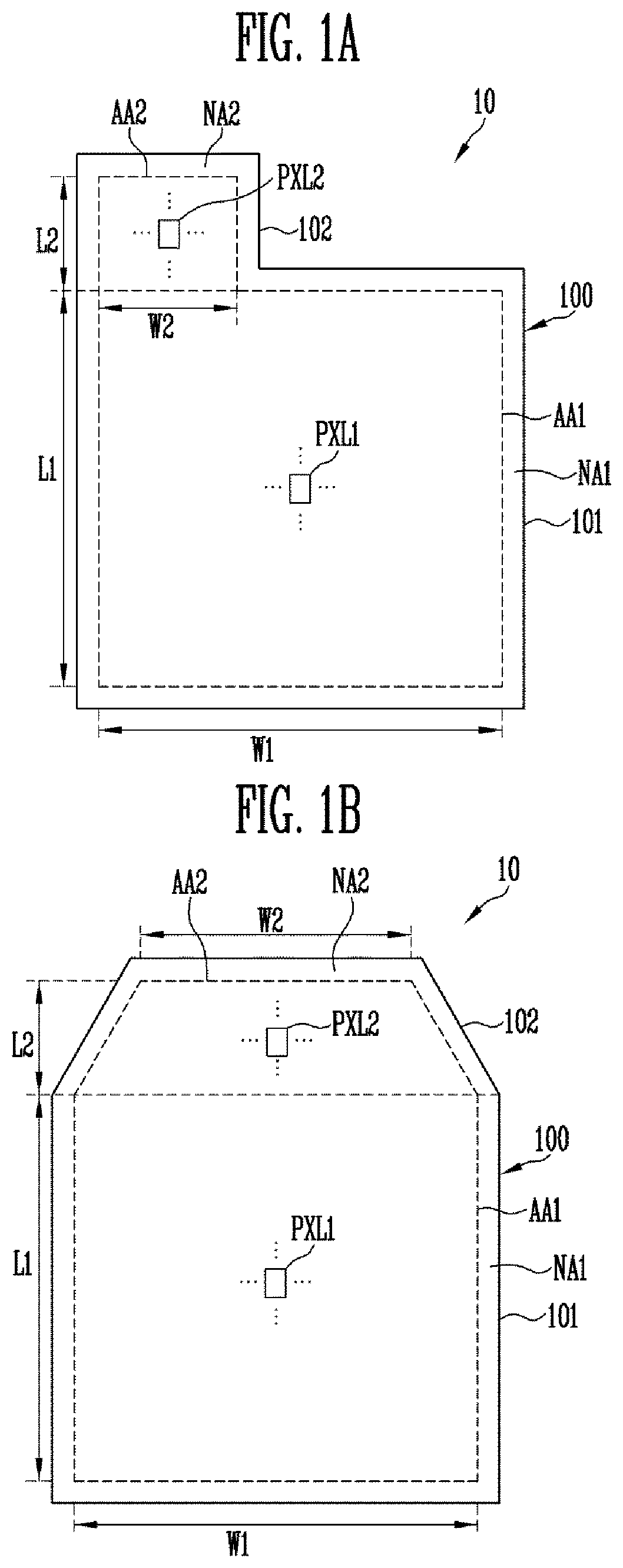 Patent US11847973 Figure 1 – Display device capable of displaying an image of uniform brightness