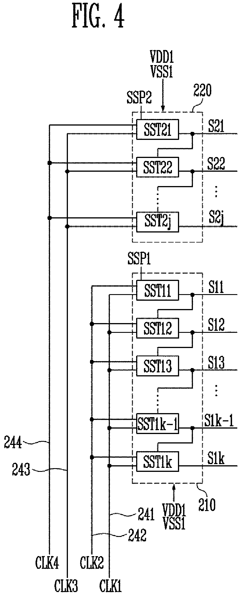 Patent US11847973 Figure 4 – Display device capable of displaying an image of uniform brightness