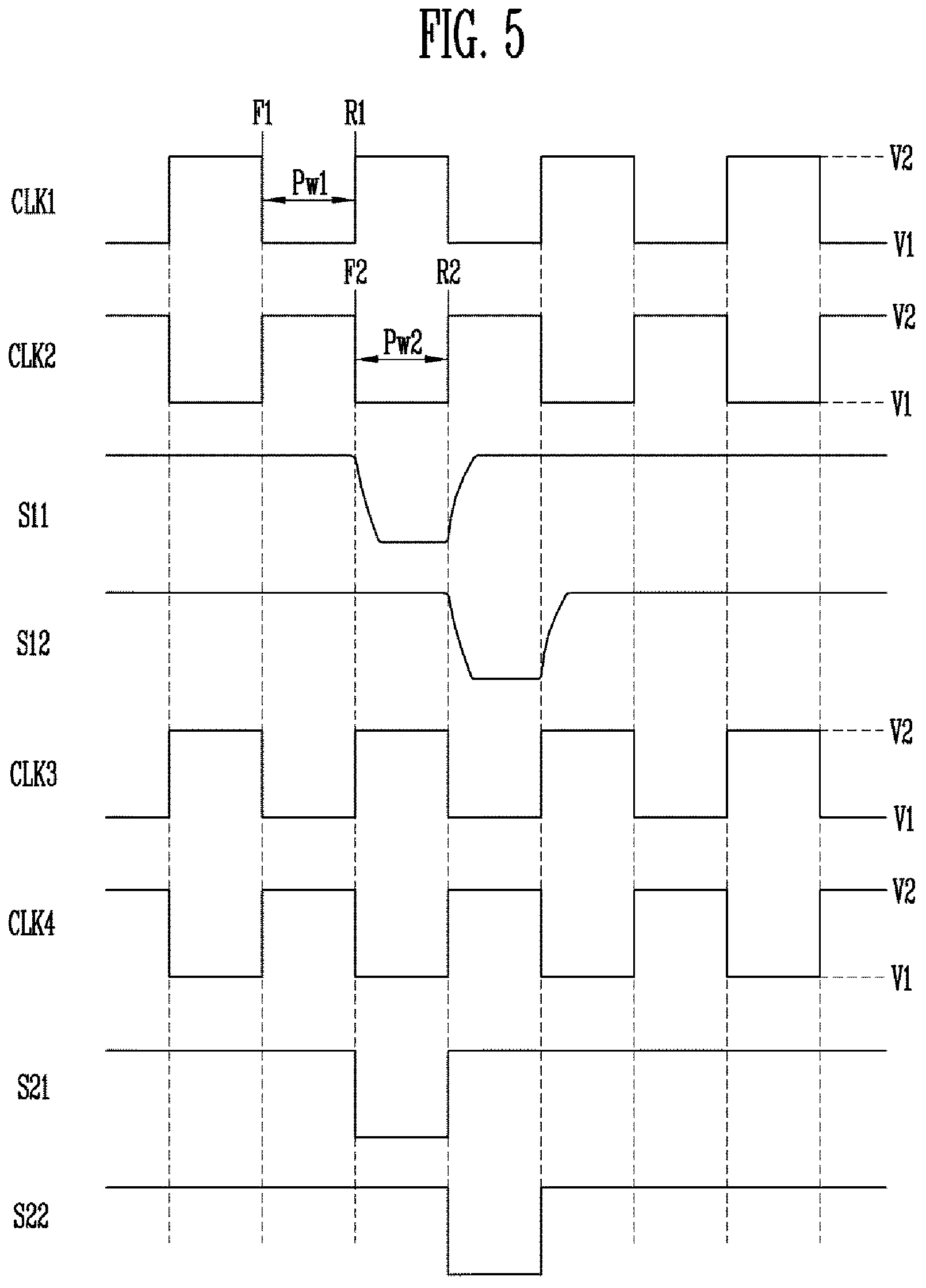 Patent US11847973 Figure 5 – Display device capable of displaying an image of uniform brightness