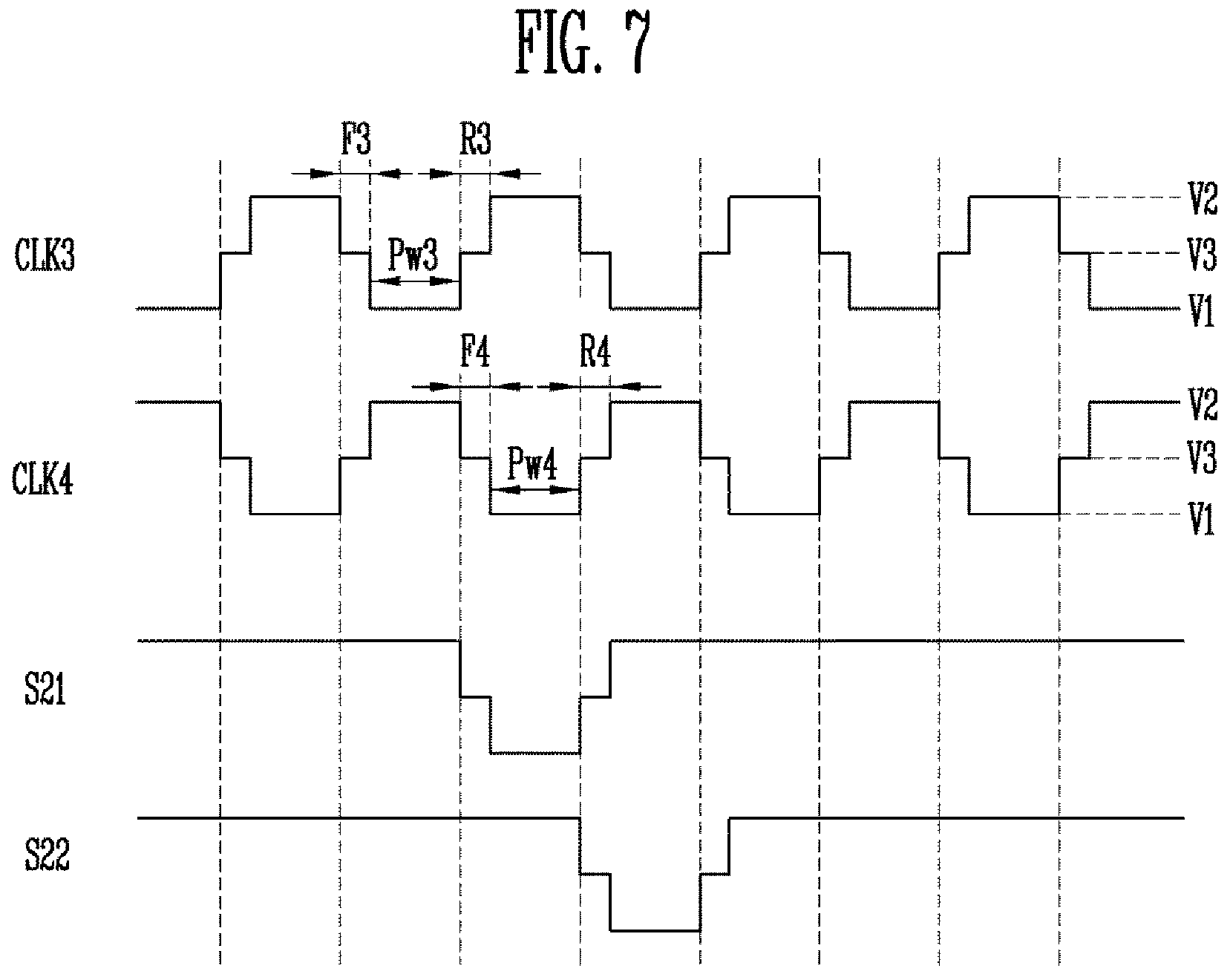 Patent US11847973 Figure 7 – Display device capable of displaying an image of uniform brightness