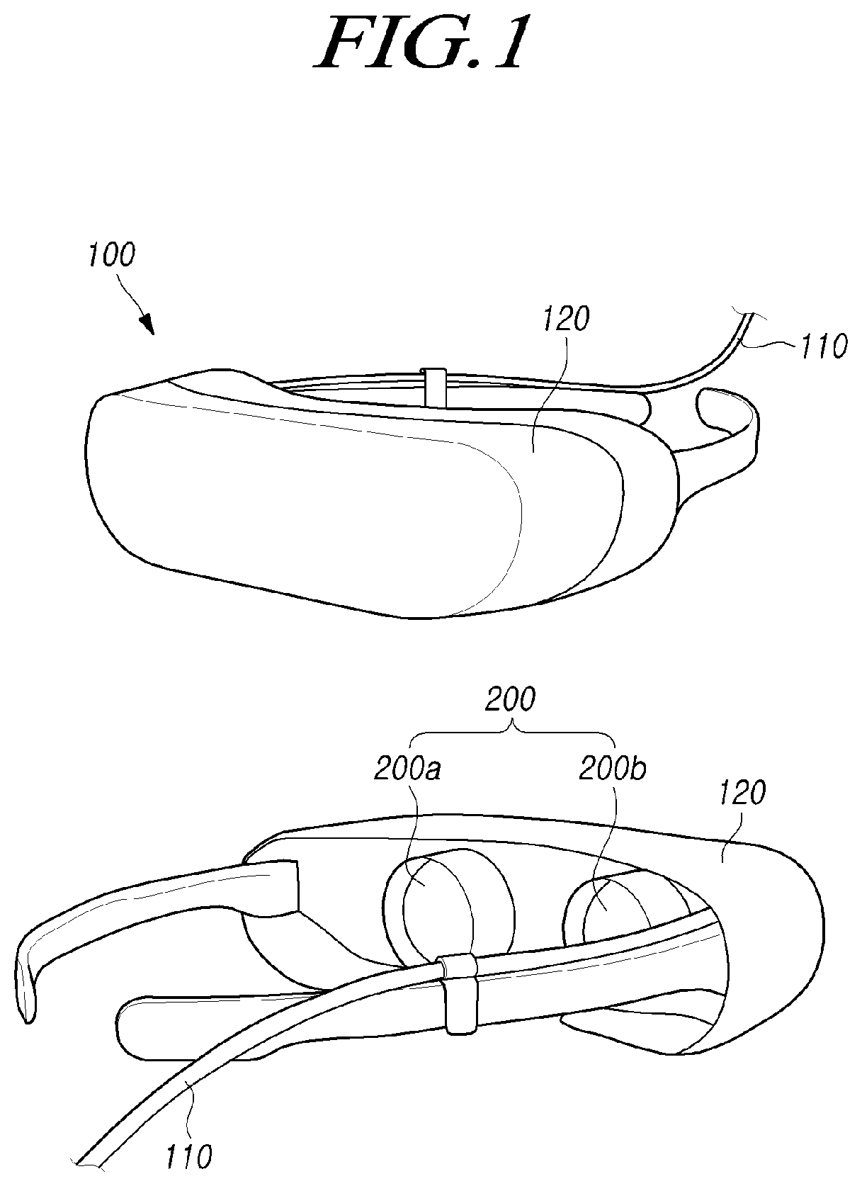 Patent US11847974 Figure 1 – Display device and virtual reality device