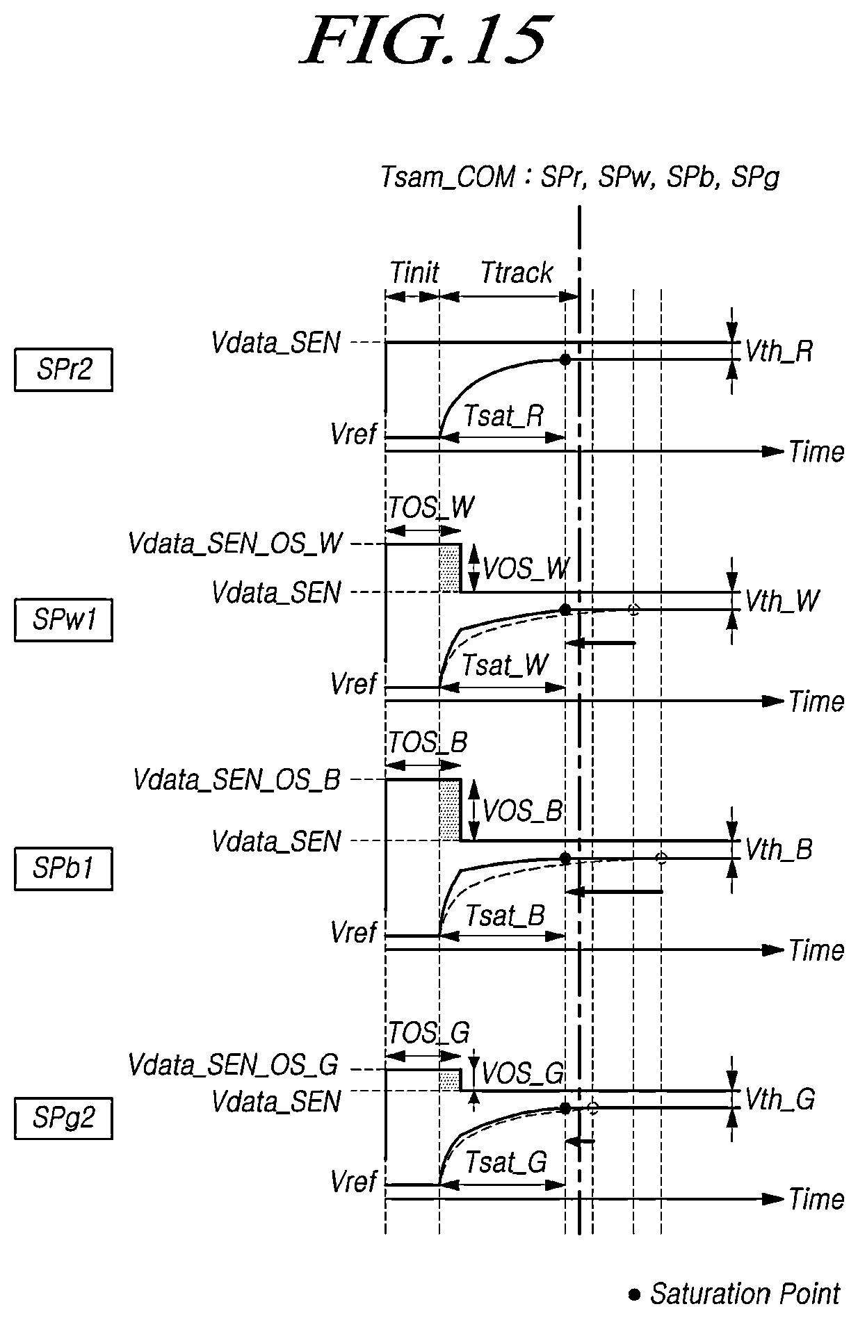 Patent US11847977 Figure 16 – Display device having a reference voltage for outputting to a subpixel