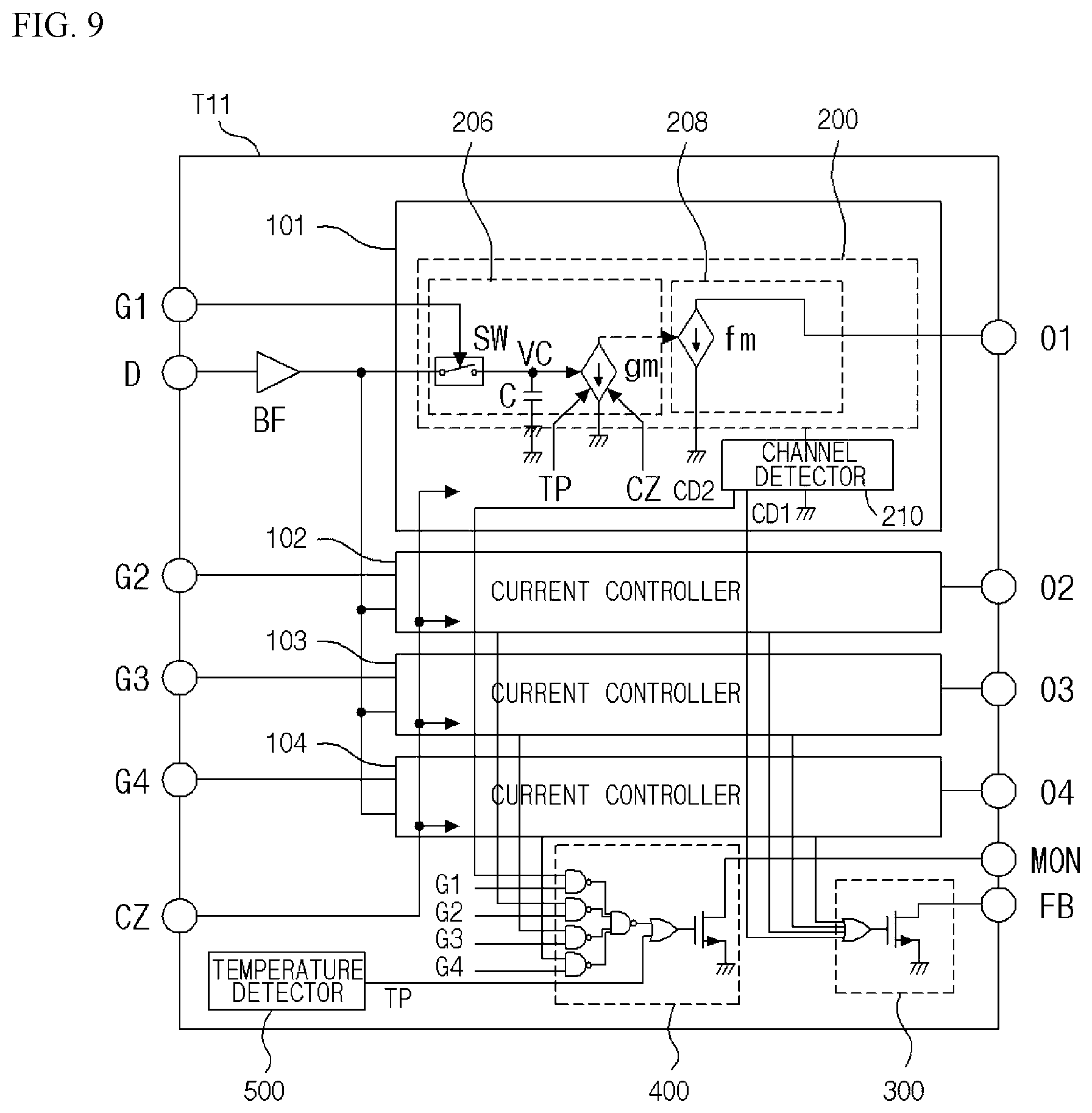 Patent US11847986 Figure 7 – Backlight apparatus for display