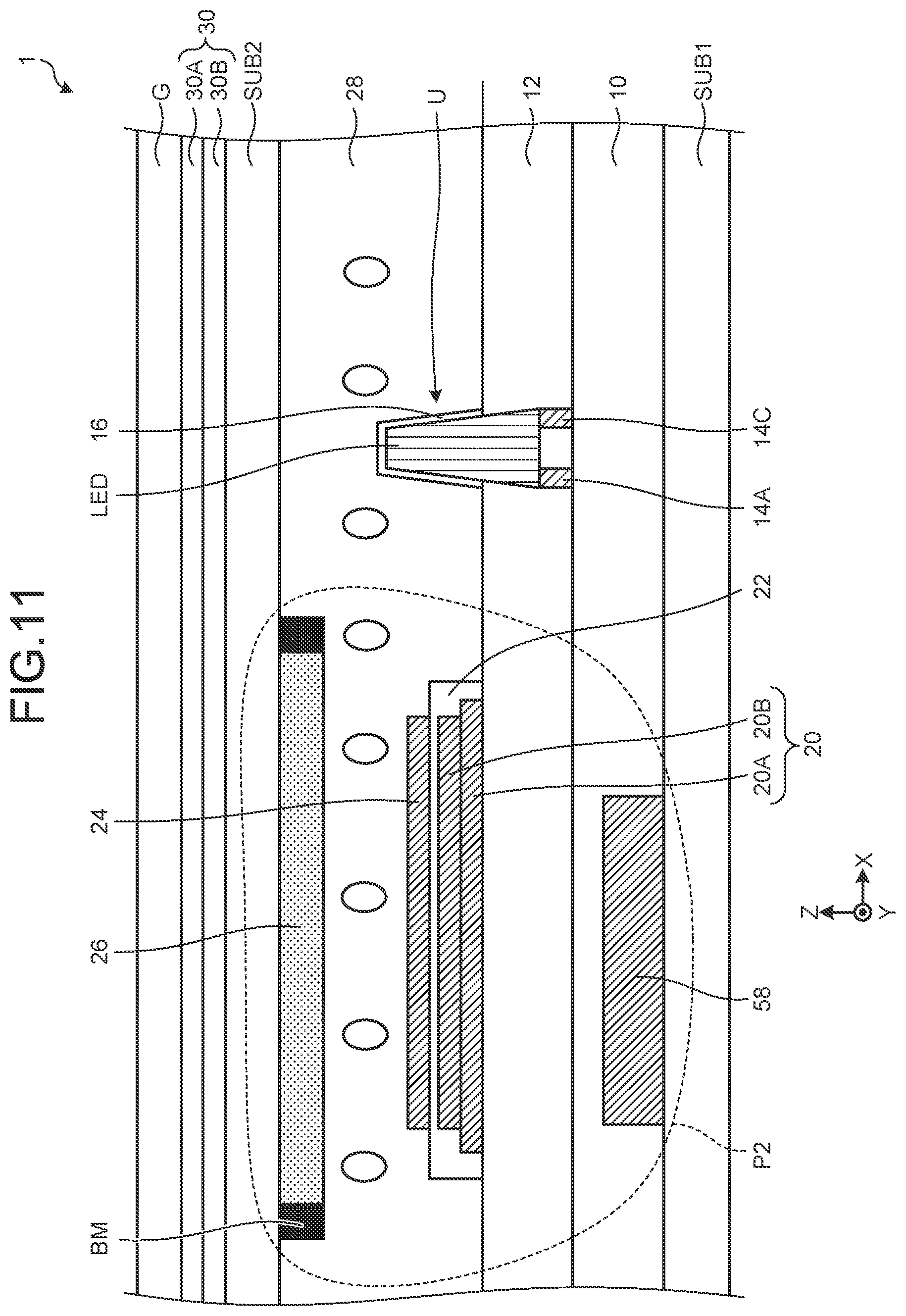 Patent US11847987 Figure 10 – Display device