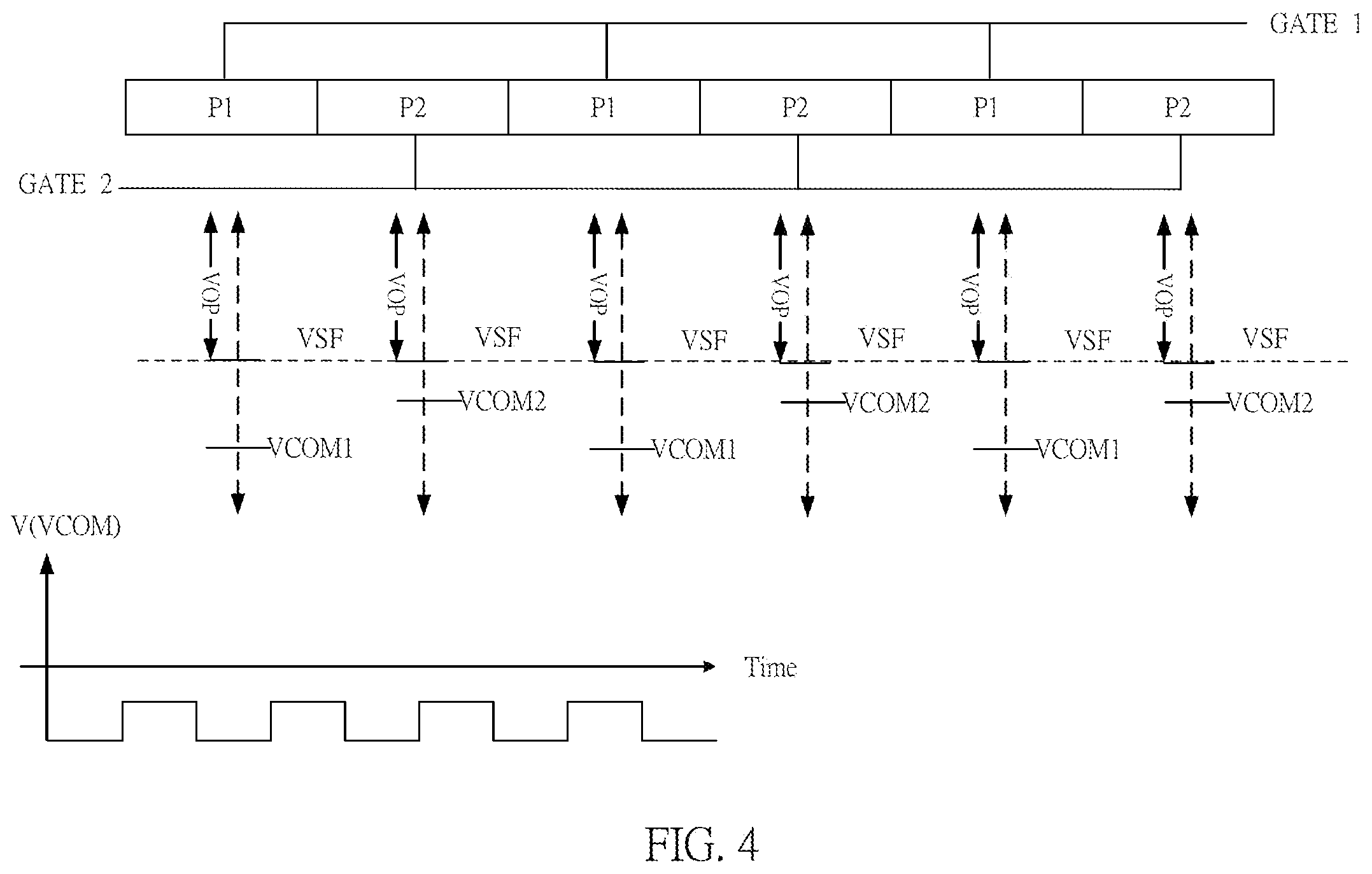 Patent US11847988 Figure 4 – Driving method for flicker suppression of display panel and driving circuit thereof