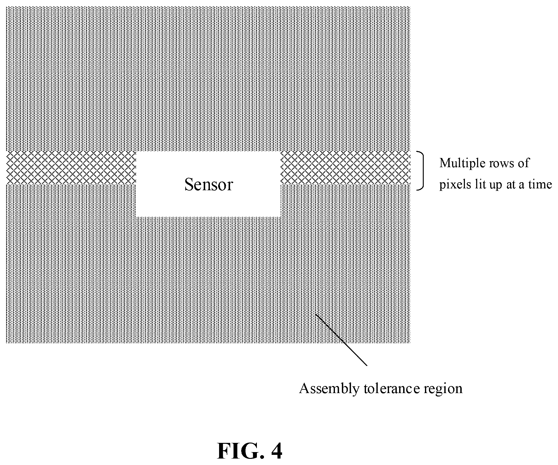 Patent US11847993 Figure 4 – Method and apparatus for locating sensor under display screen and electronic device