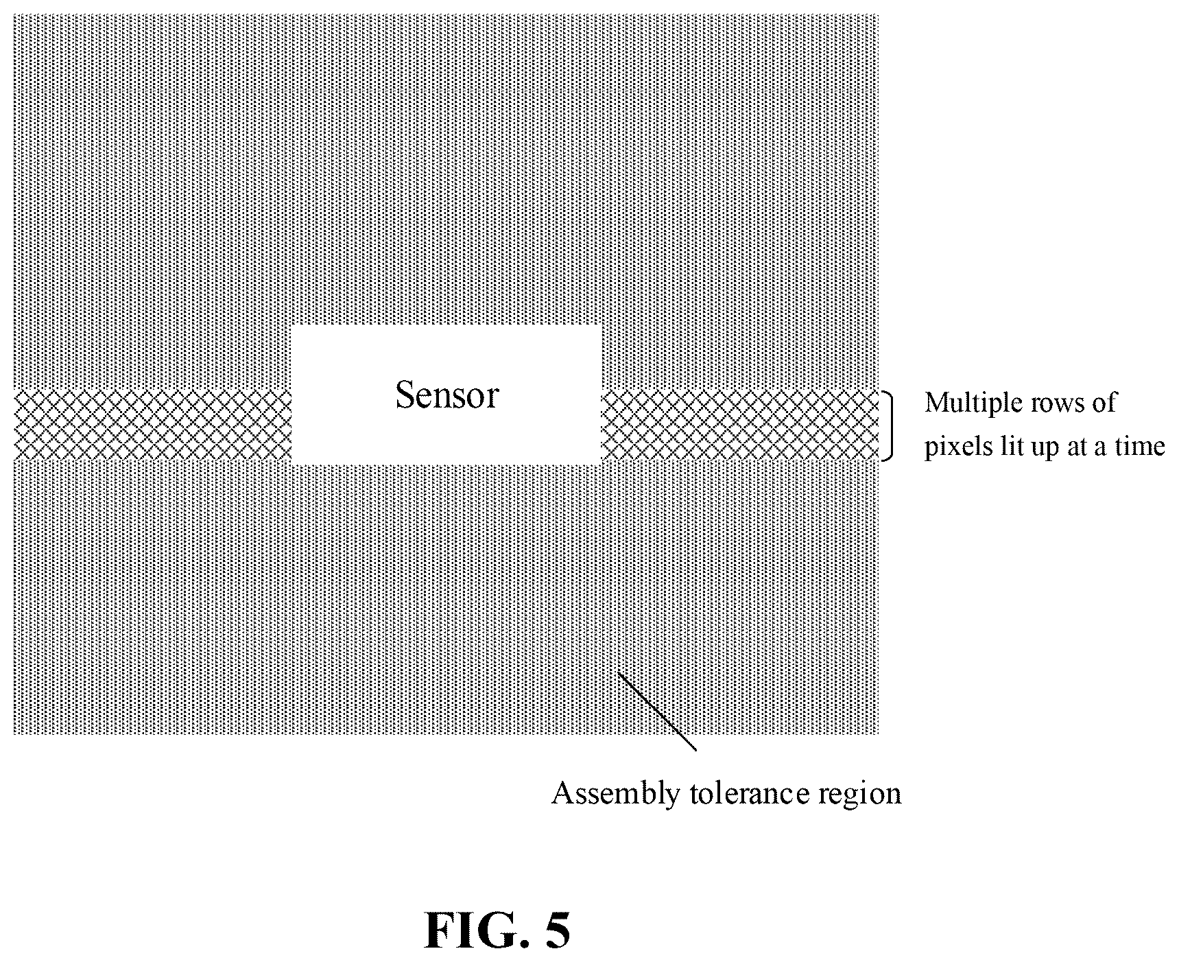 Patent US11847993 Figure 5 – Method and apparatus for locating sensor under display screen and electronic device