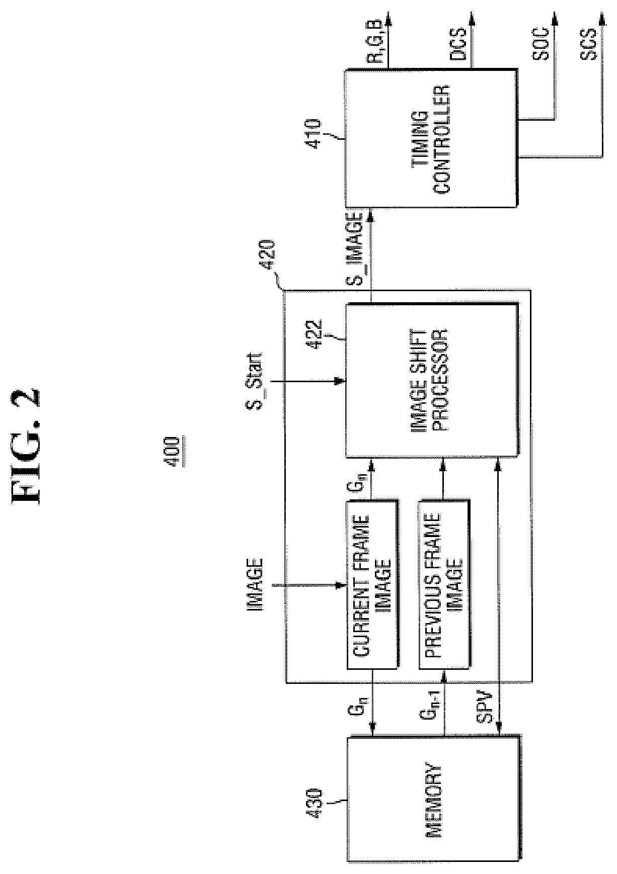 Patent US11847996 Figure 2 – Display device with image shift