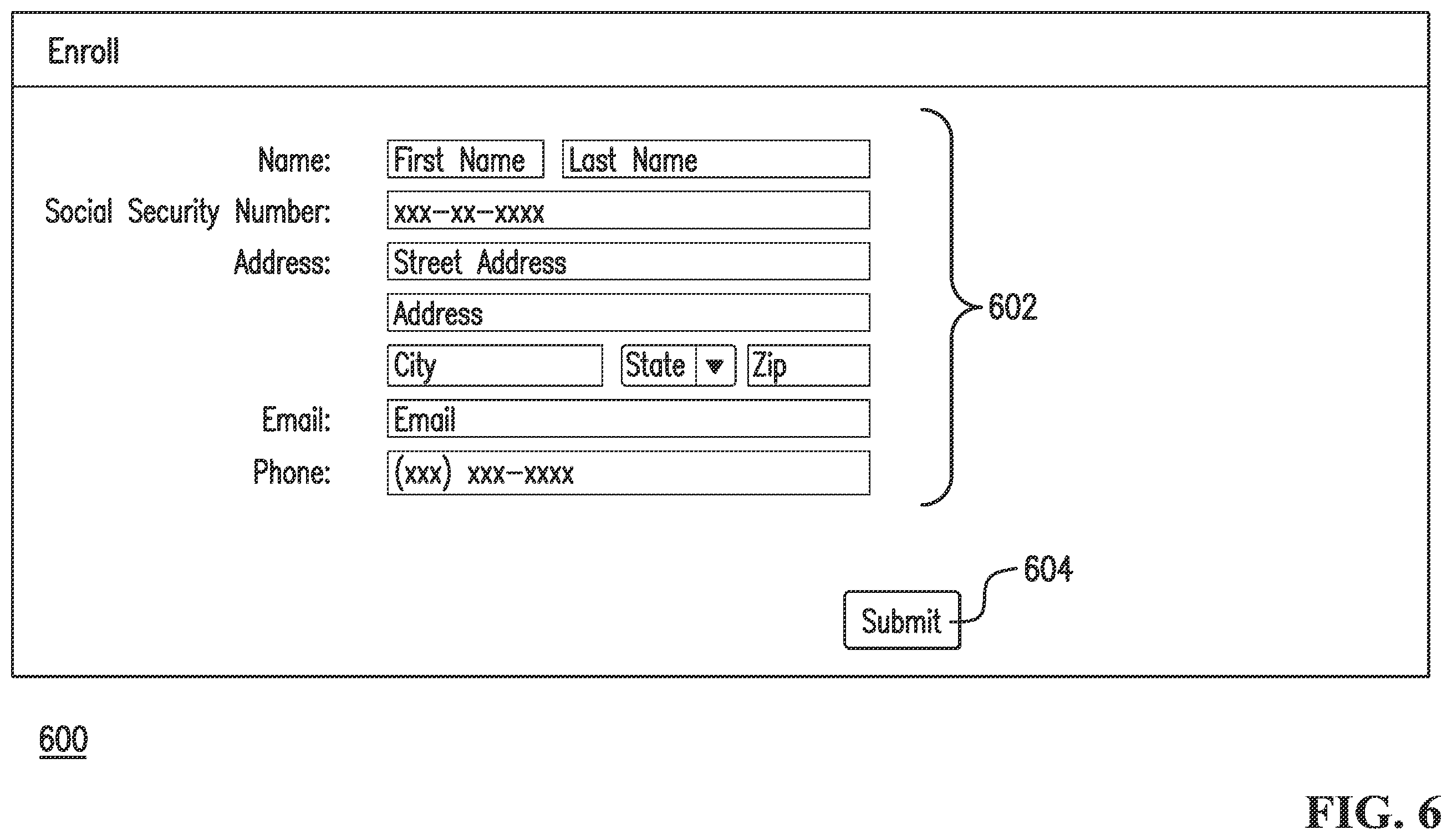Patent US11854024 Figure 6 – Systems and methods for interactive annuity product services using machine learning modeling