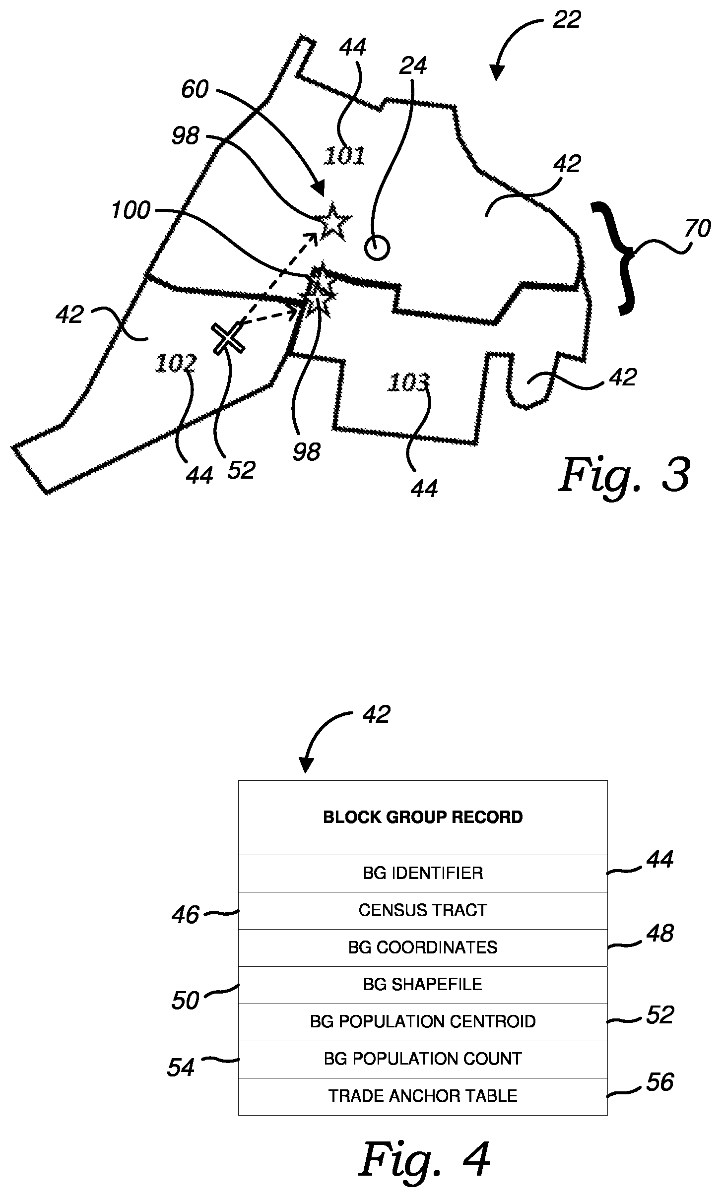 Patent US11854025 Figure 2 – System and methods for generating market planning areas