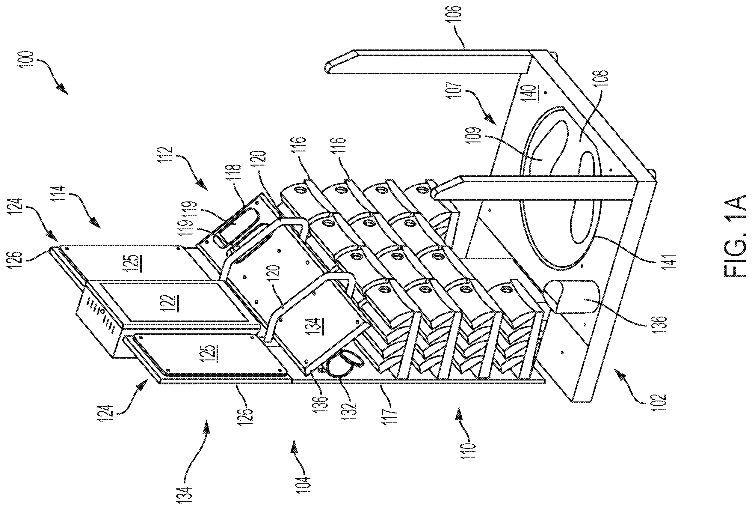 Patent US11854058 Figure 1 – Footcare product dispensing kiosk