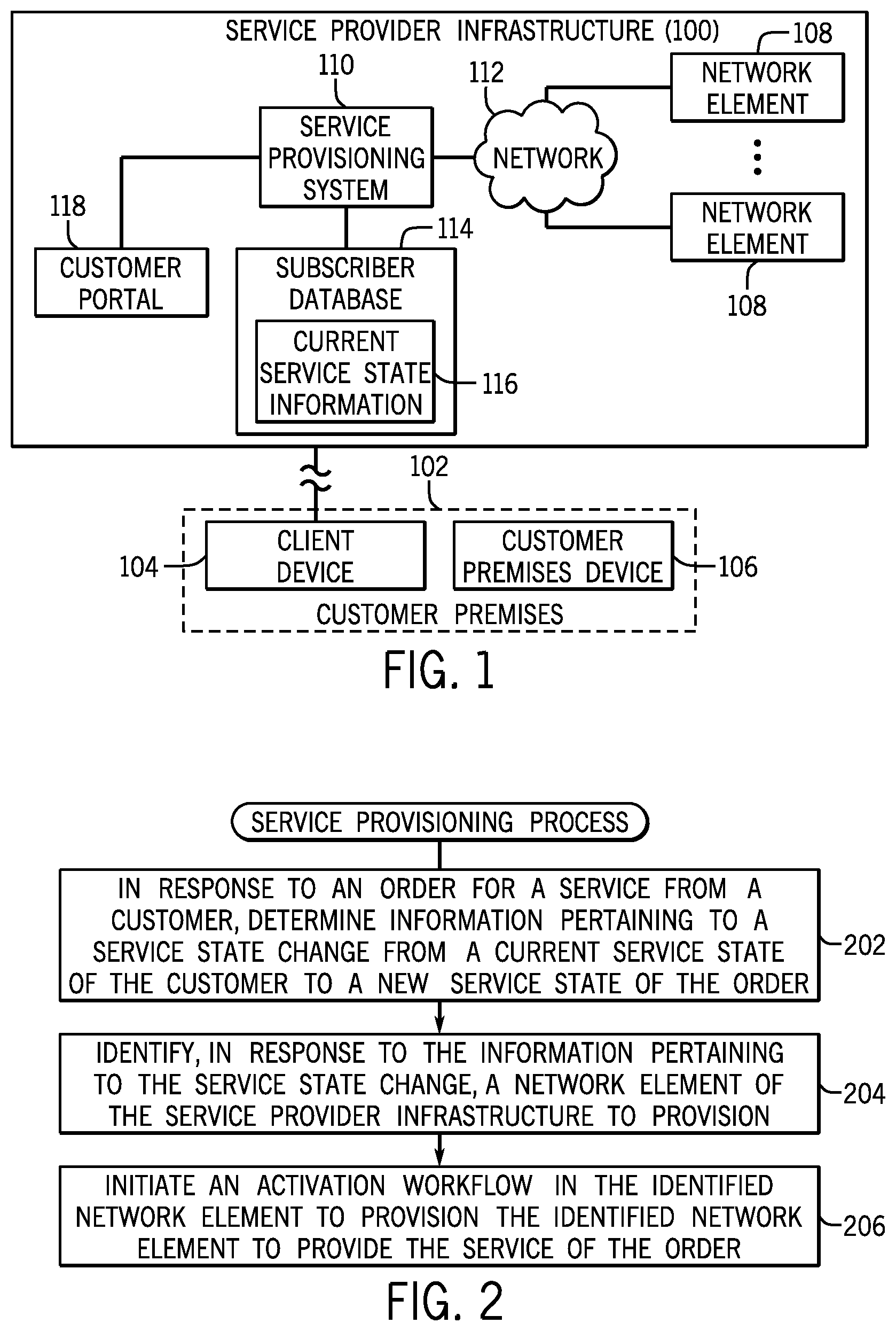 Patent US11854061 Figure 1 – Service provisioning