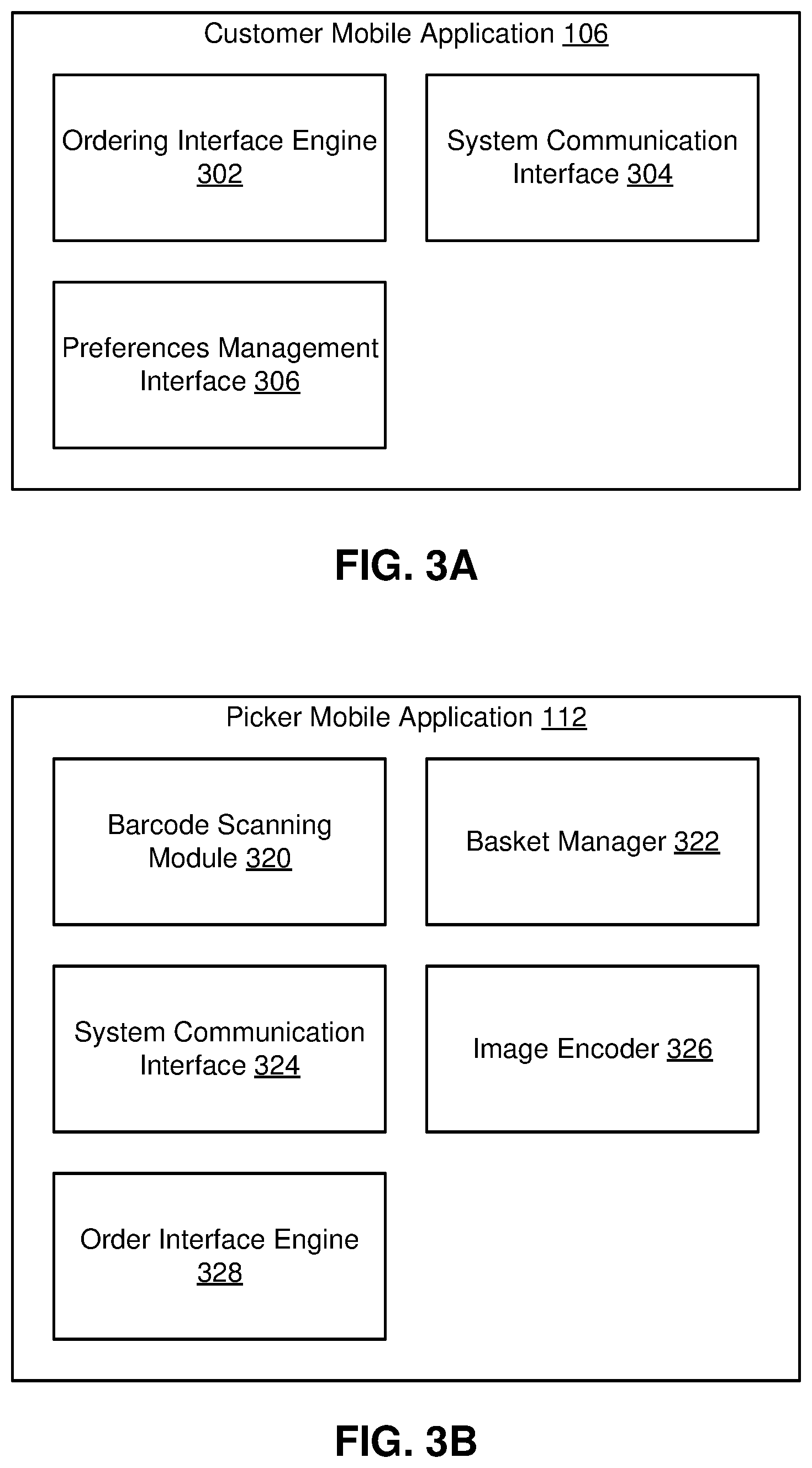 Patent US11854066 Figure 3 – Messaging interface for managing order changes
