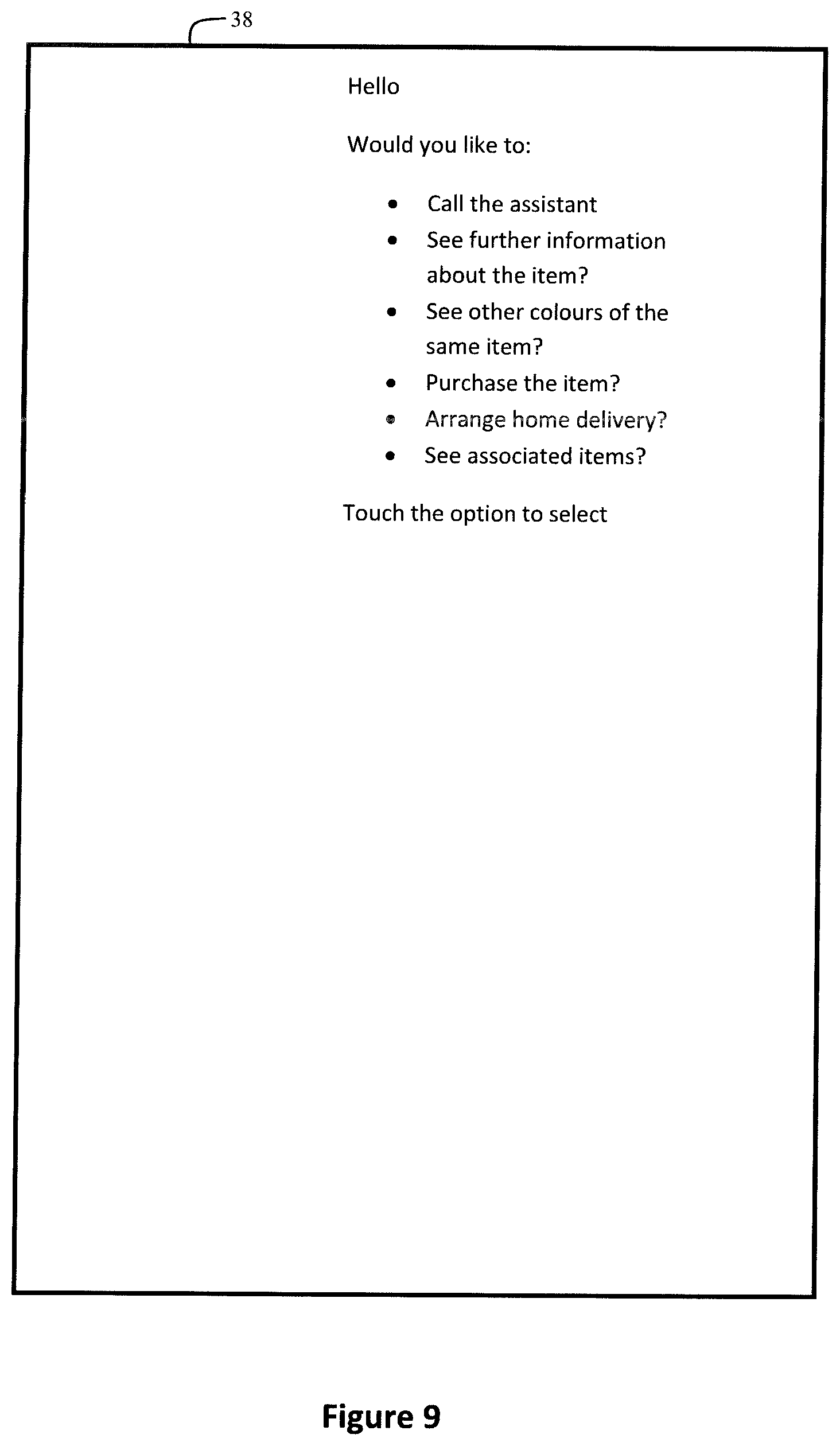 Patent US11854067 Figure 10 – System for user interaction in a retail environment