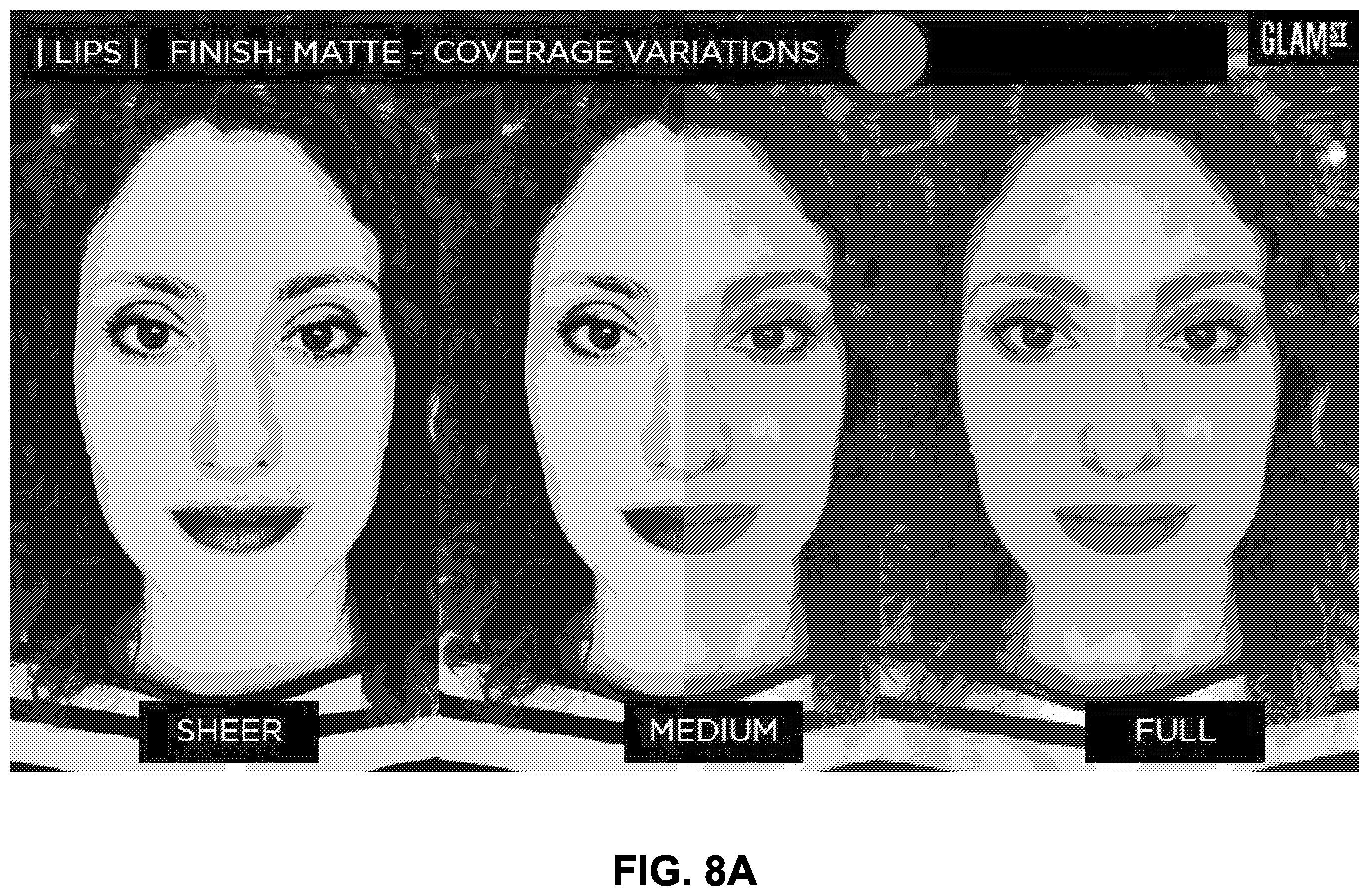 Patent US11854070 Figure 10 – Generating virtual makeup products