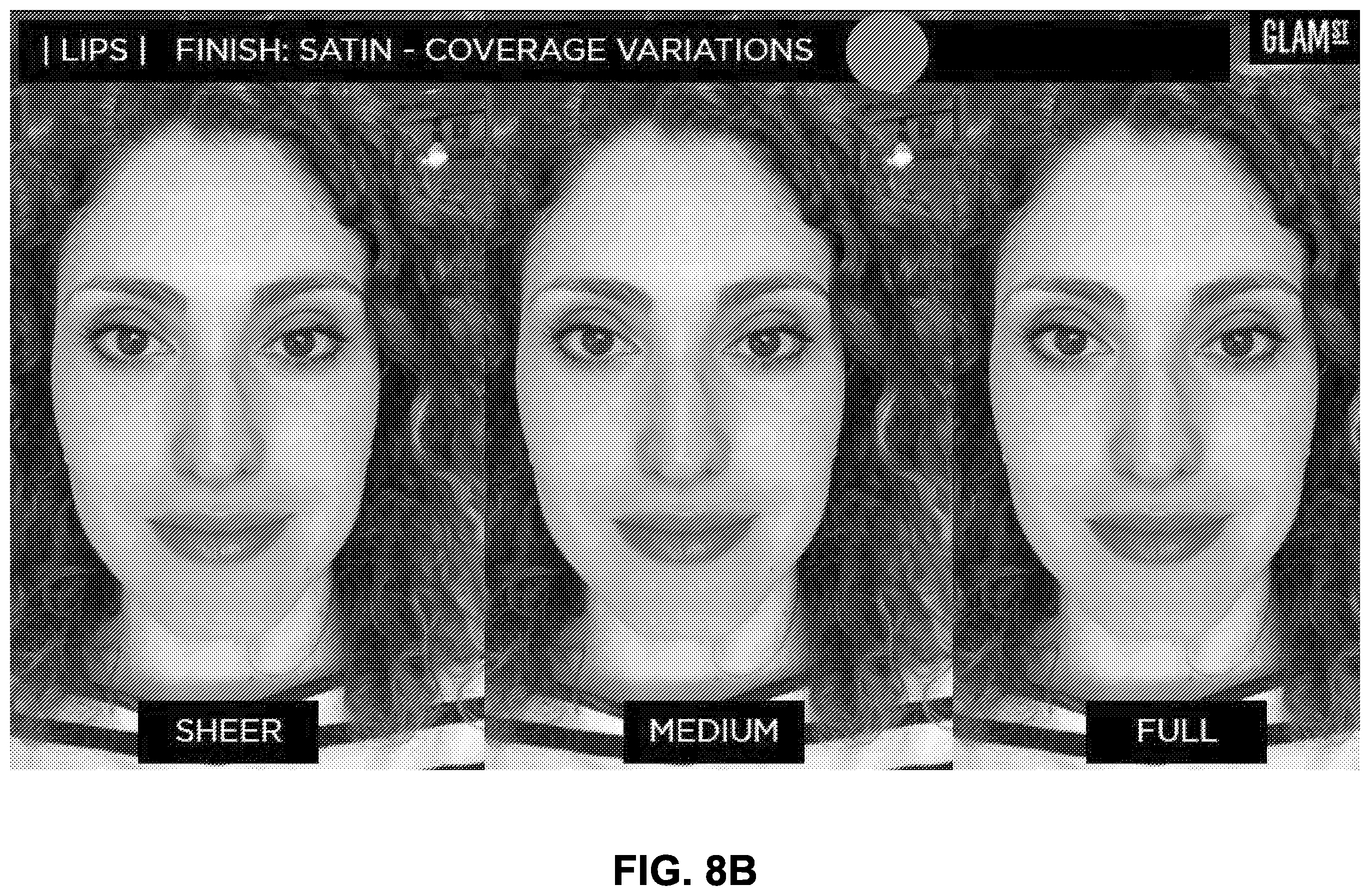 Patent US11854070 Figure 11 – Generating virtual makeup products
