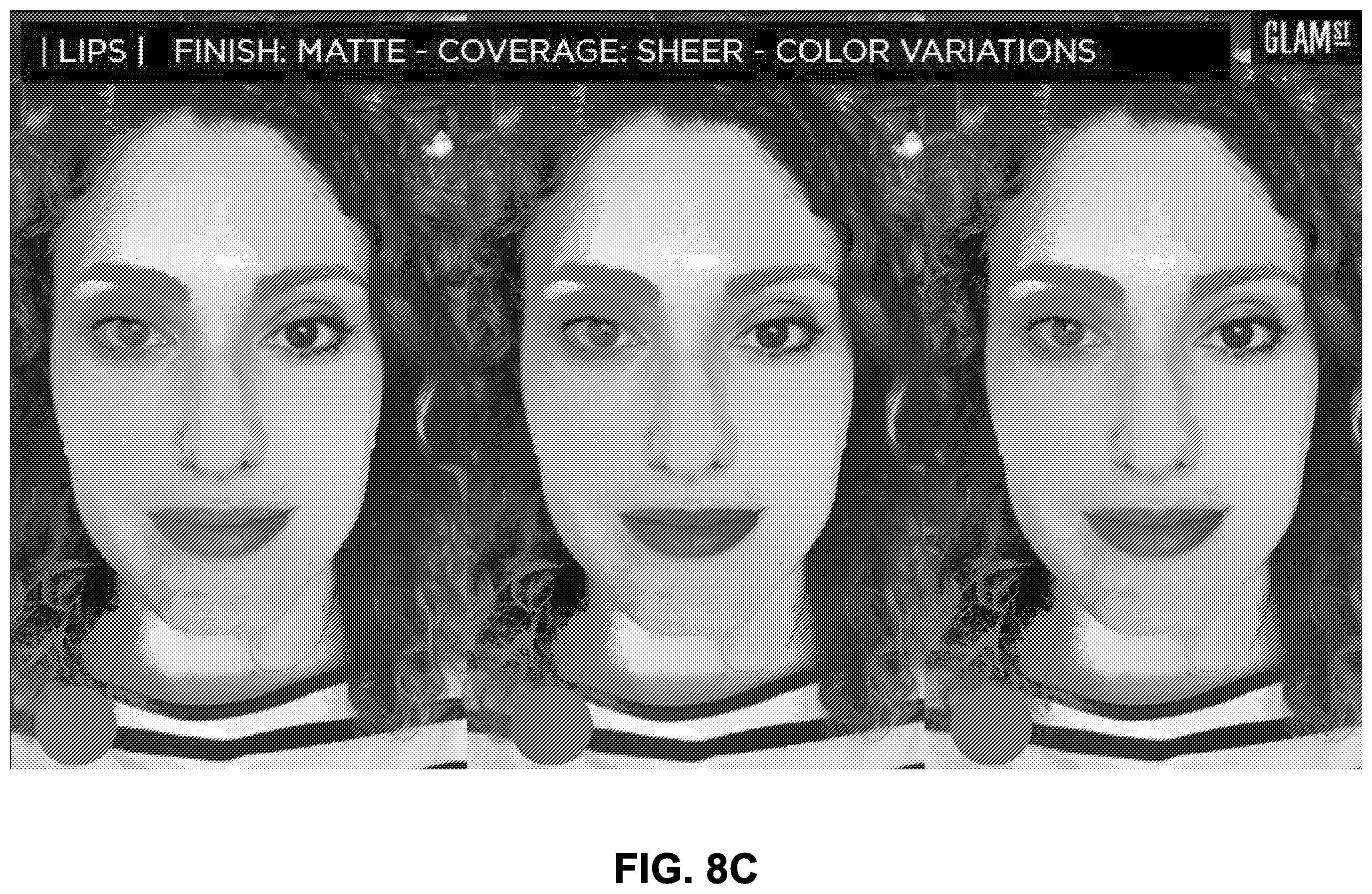 Patent US11854070 Figure 12 – Generating virtual makeup products