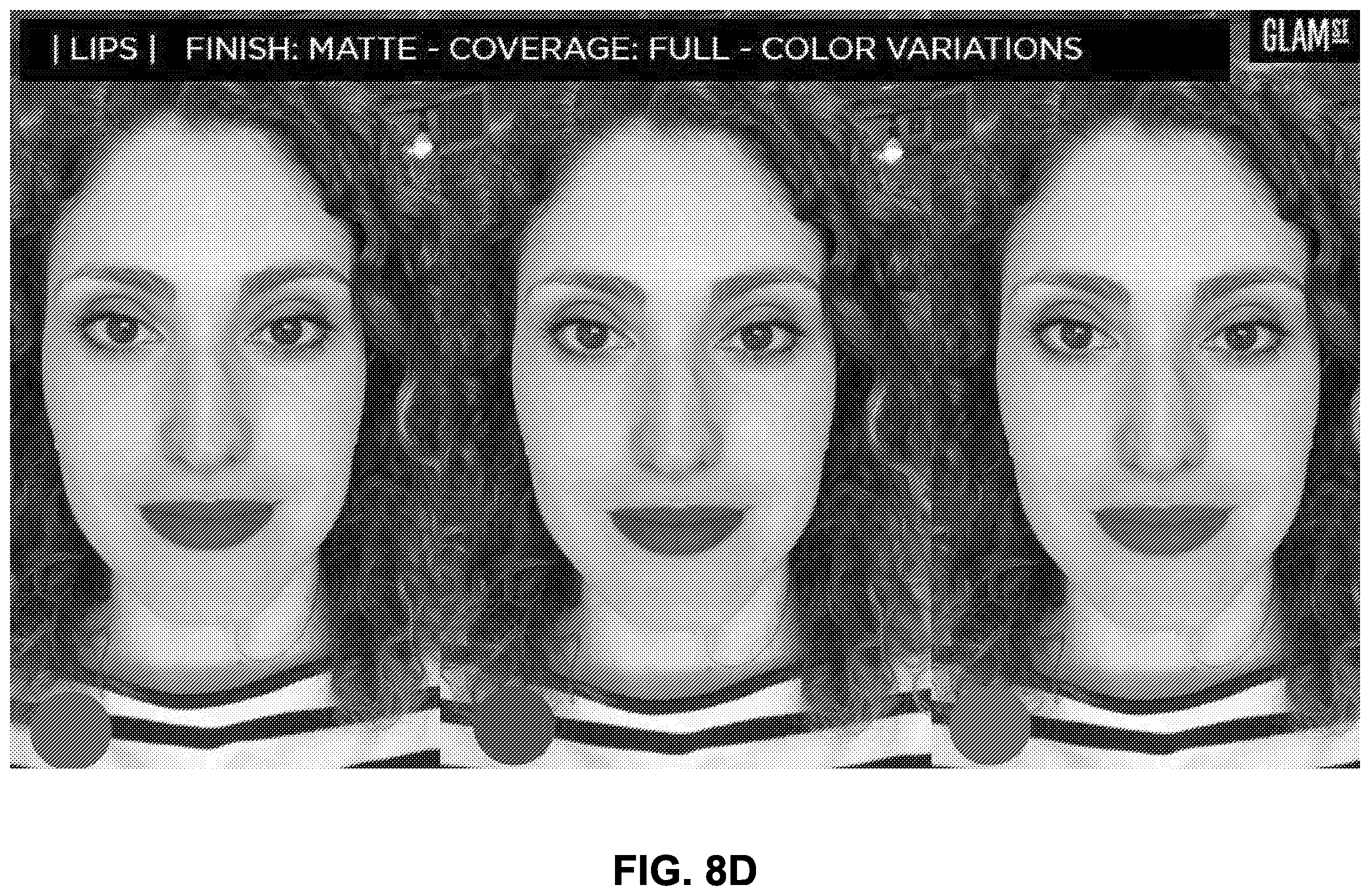 Patent US11854070 Figure 13 – Generating virtual makeup products