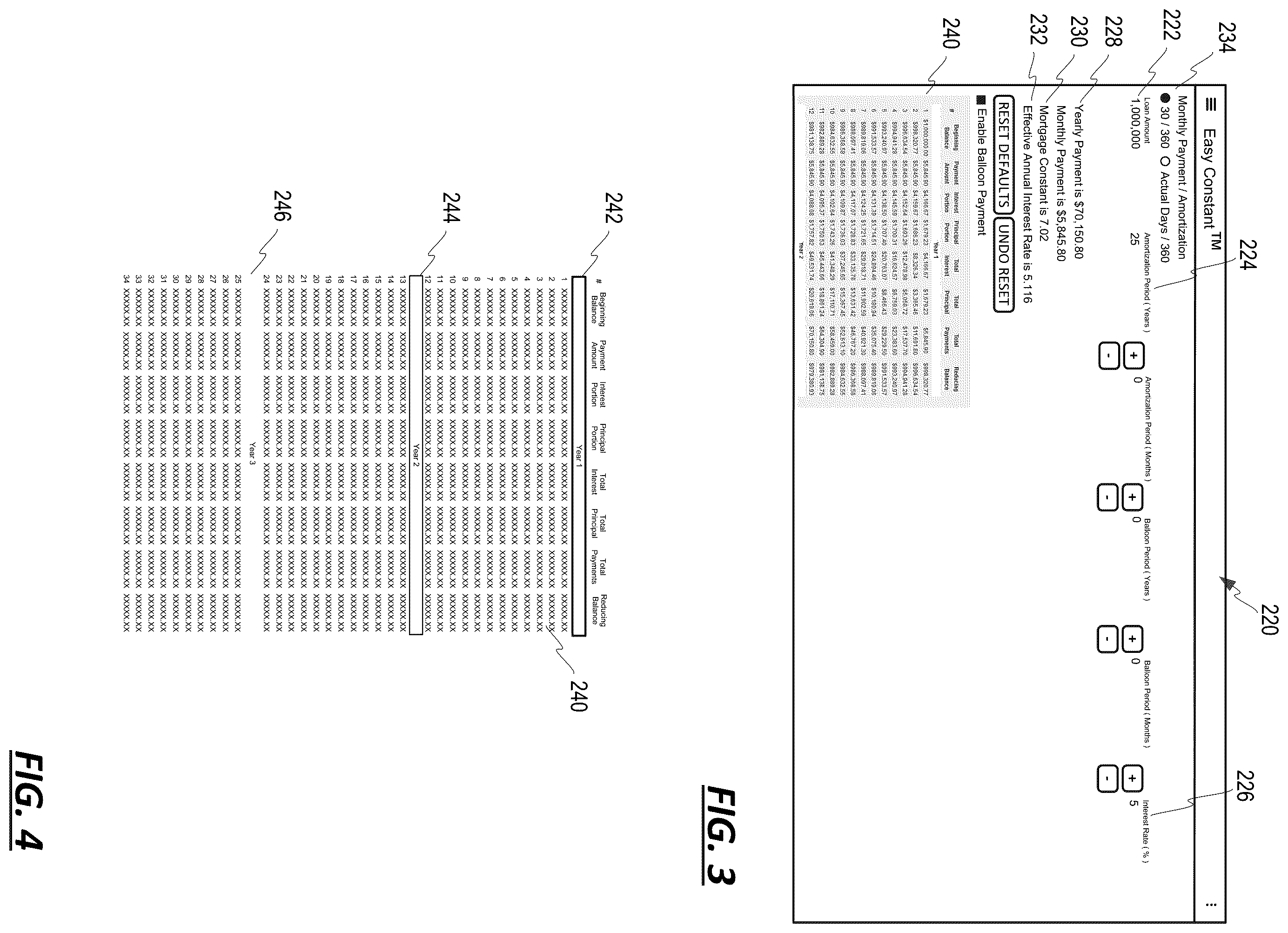 Patent US11854076 Figure 2 – Specialized calculator with graphical element and user interfaces