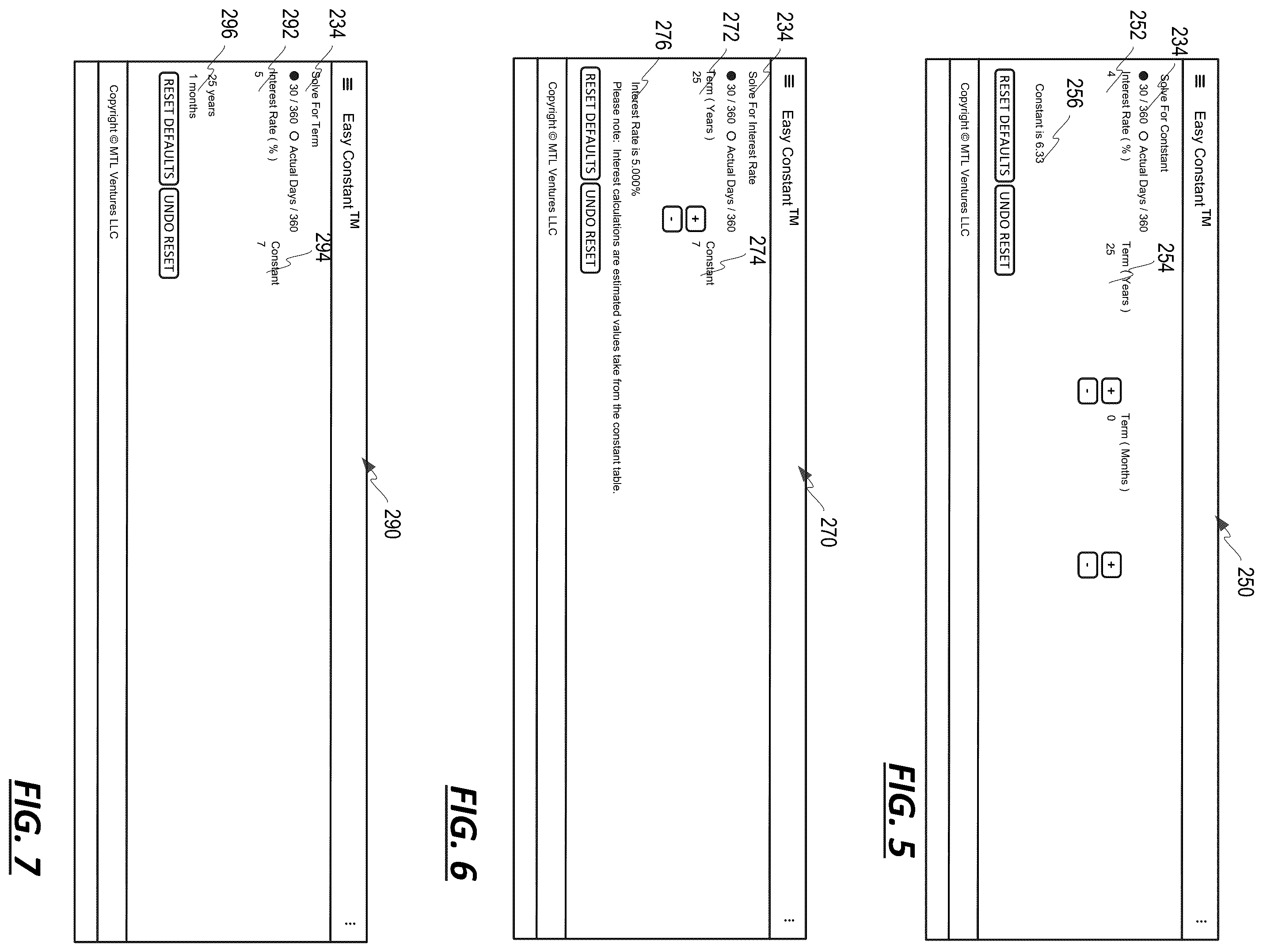 Patent US11854076 Figure 3 – Specialized calculator with graphical element and user interfaces