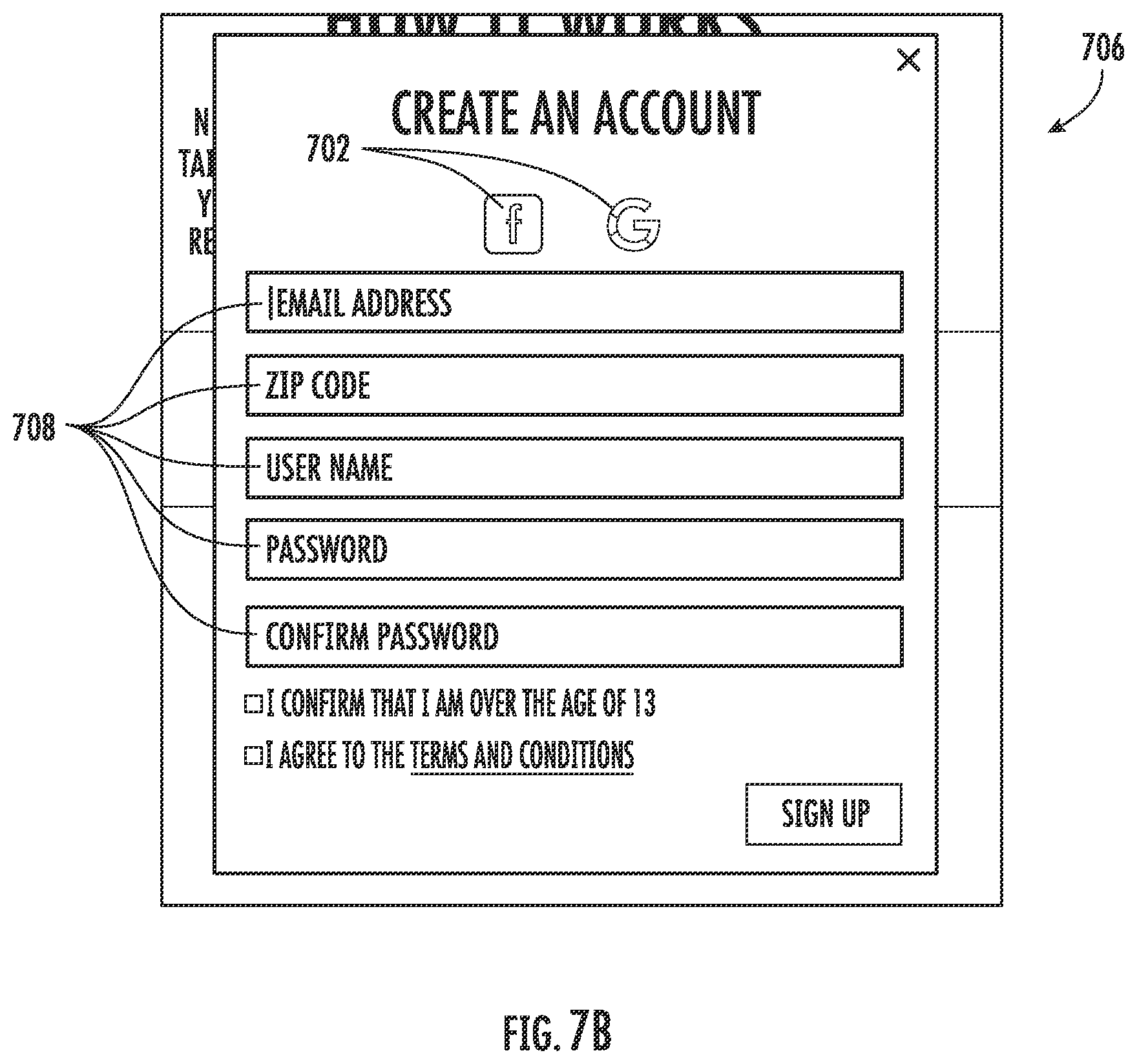 Patent US11854093 Figure 14 – Graphical user interface and method of generation for contacting government representatives