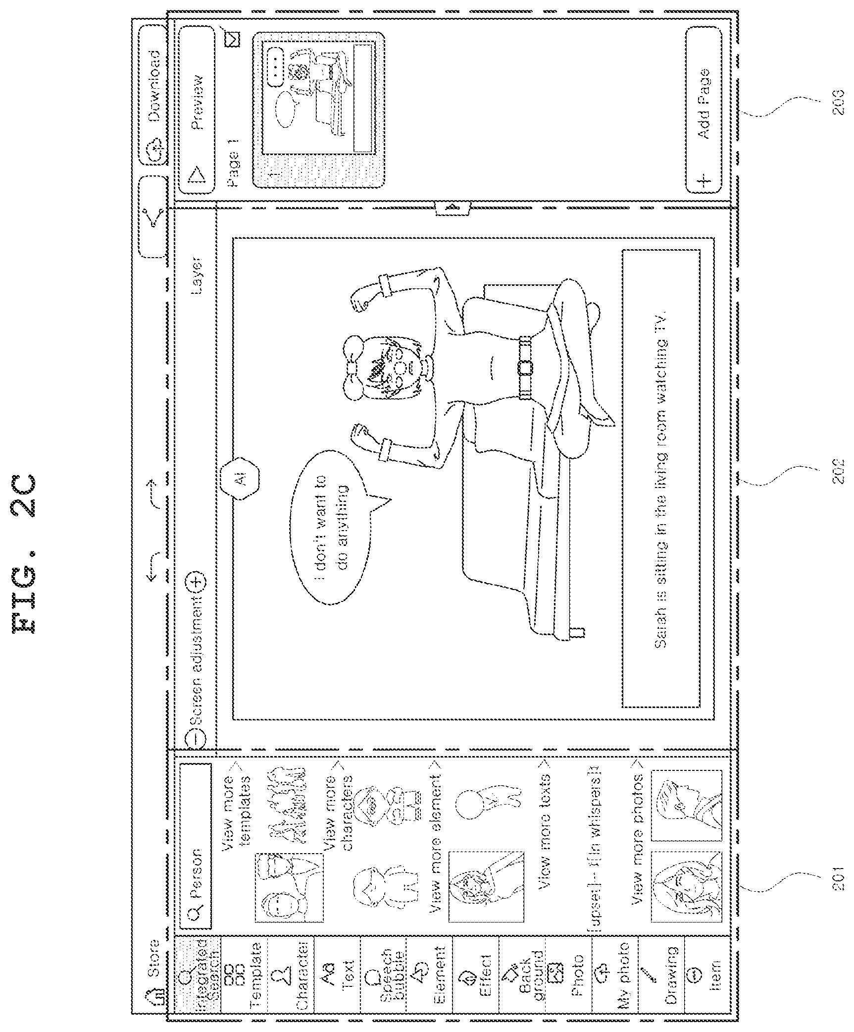 Patent US11854132 Figure 4 – Device and method for automatically creating cartoon image based on input sentence