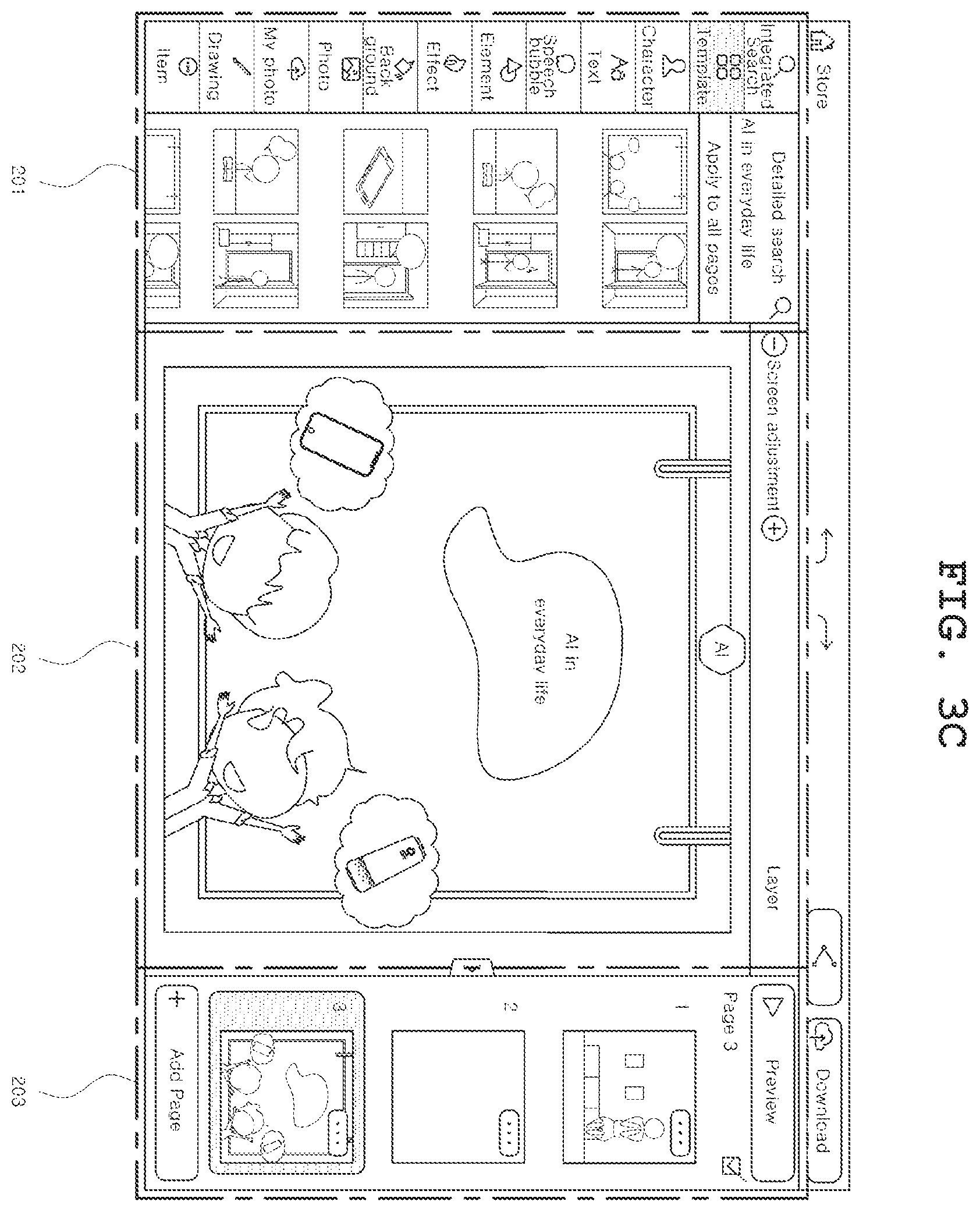 Patent US11854132 Figure 7 – Device and method for automatically creating cartoon image based on input sentence