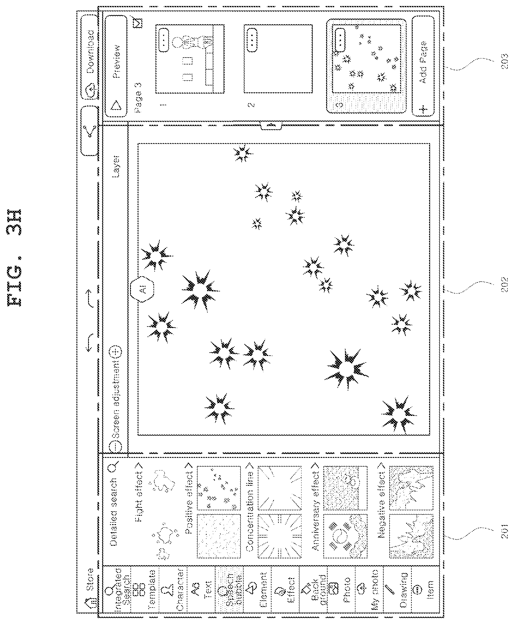 Patent US11854132 Figure 12 – Device and method for automatically creating cartoon image based on input sentence
