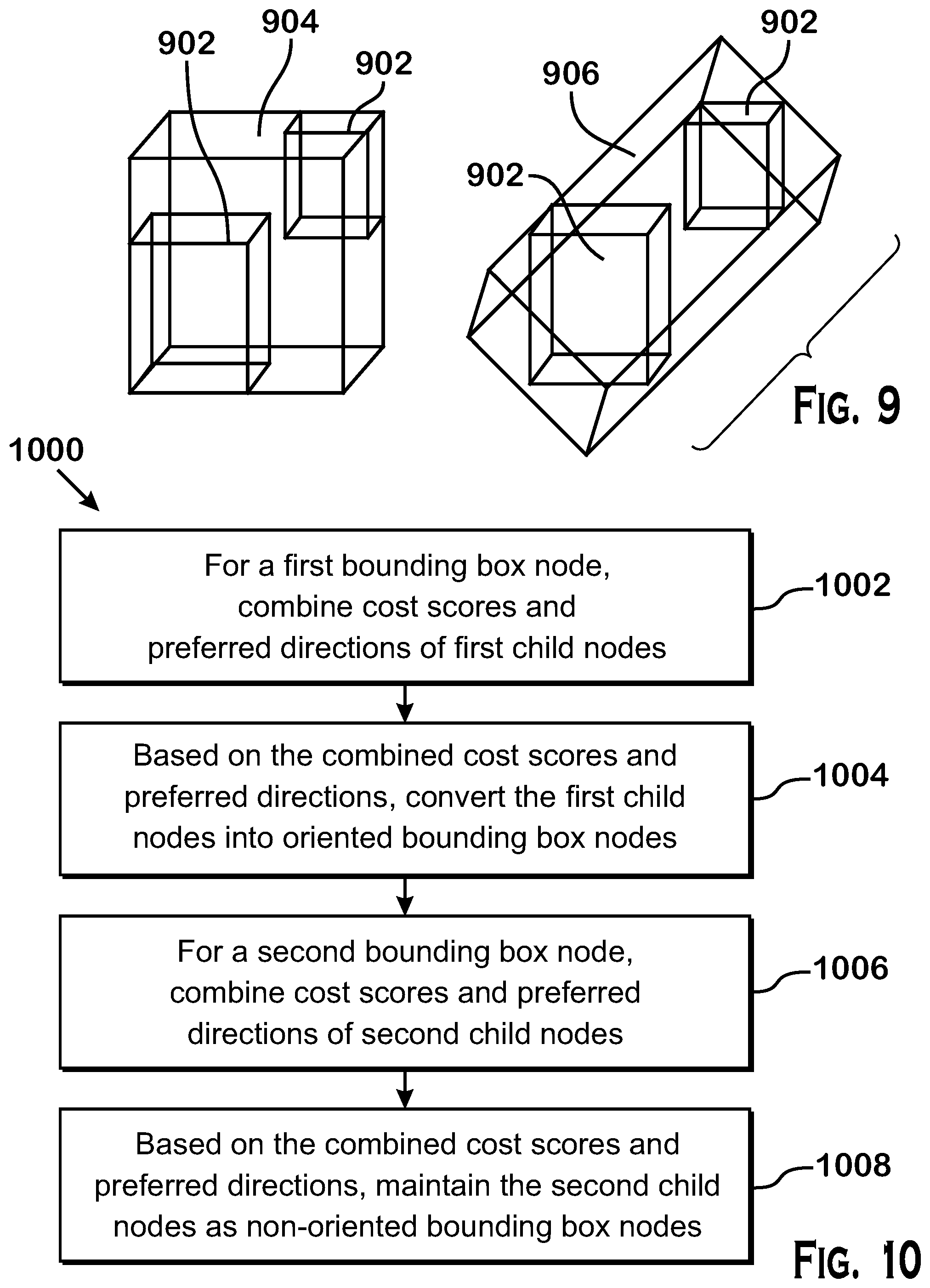 Patent US11854138 Figure 7 – Techniques for introducing oriented bounding boxes into bounding volume hierarchy