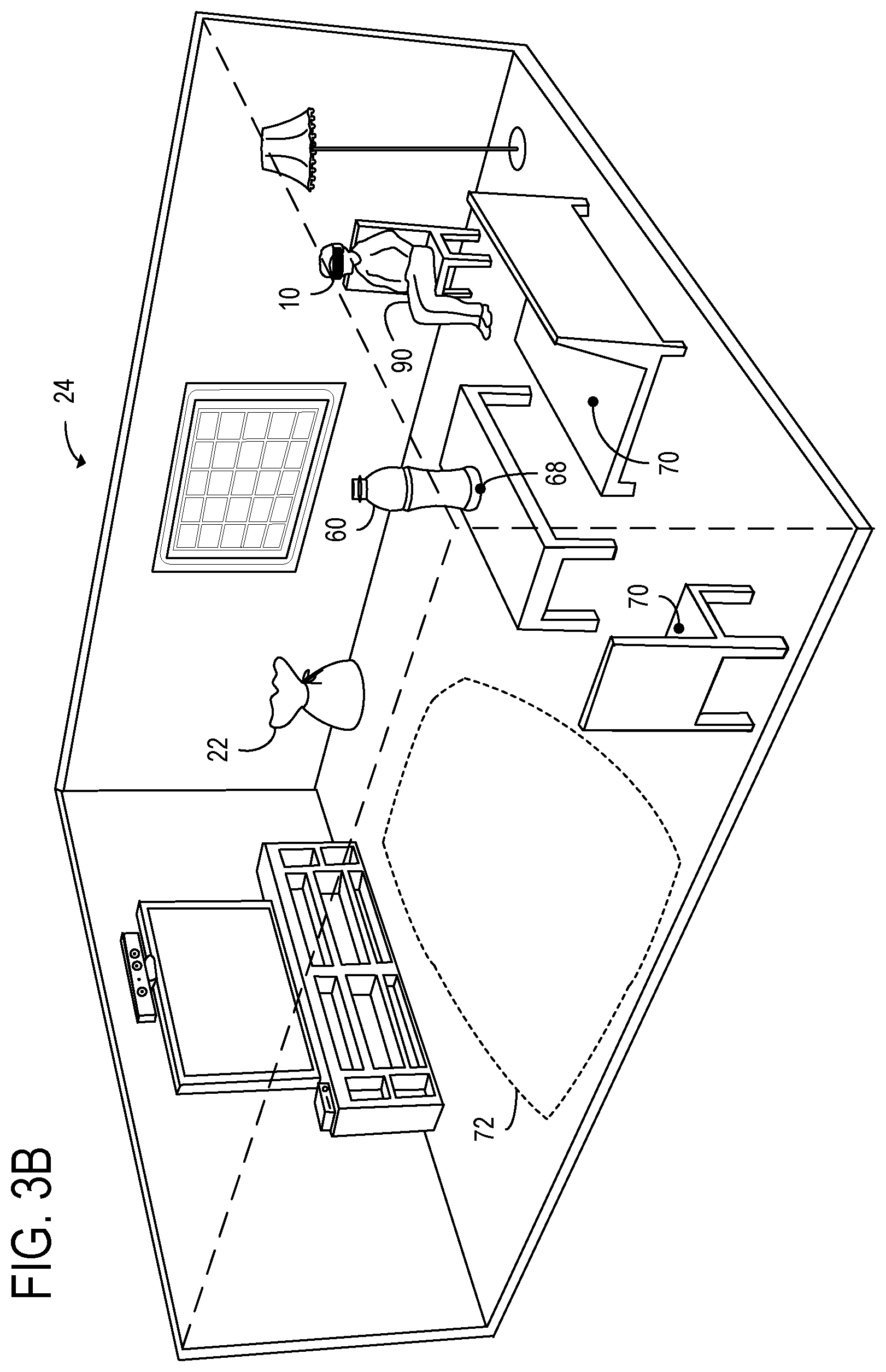 Patent US11854148 Figure 4 – Virtual content display opportunity in mixed reality