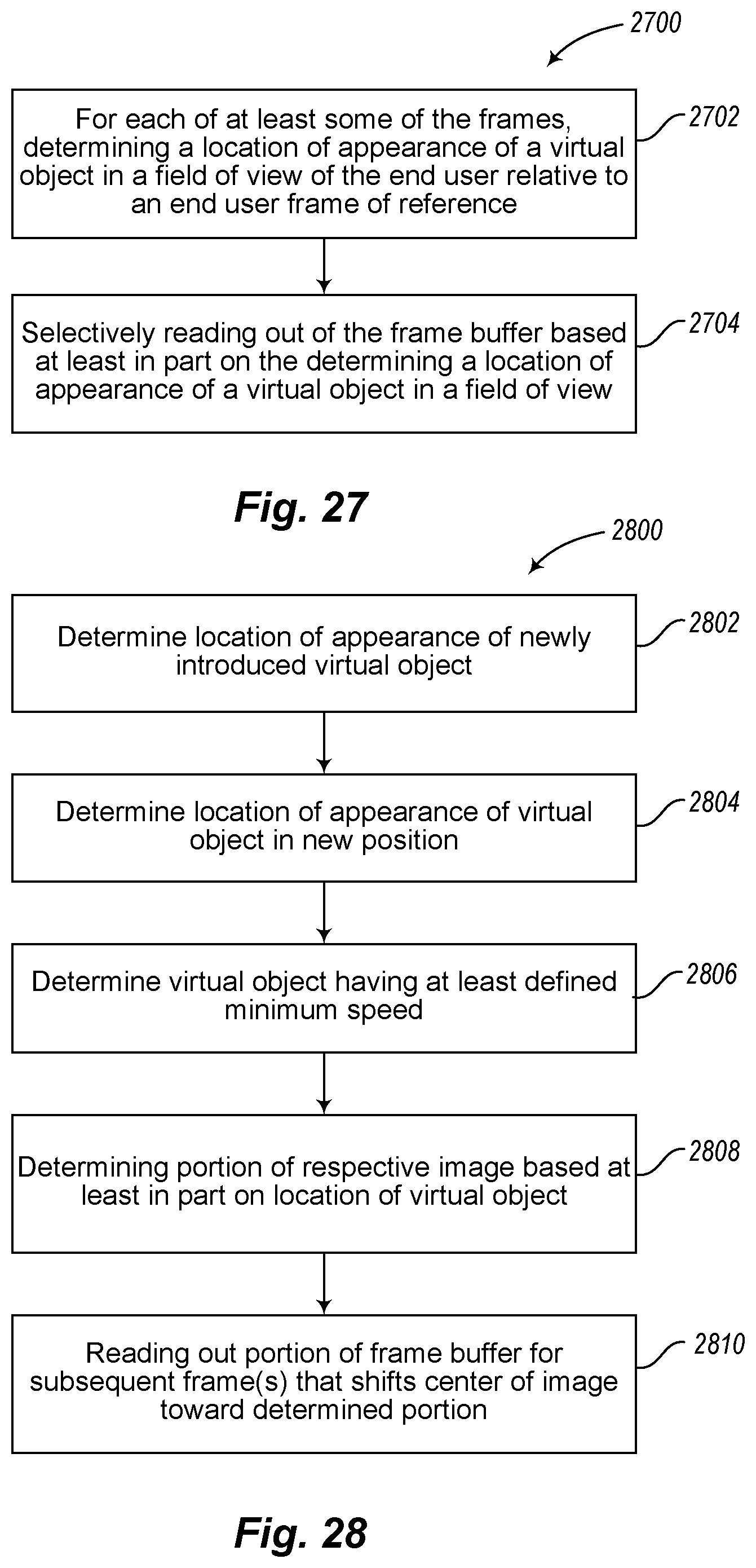 Patent US11854150 Figure 19 – Frame-by-frame rendering for augmented or virtual reality systems