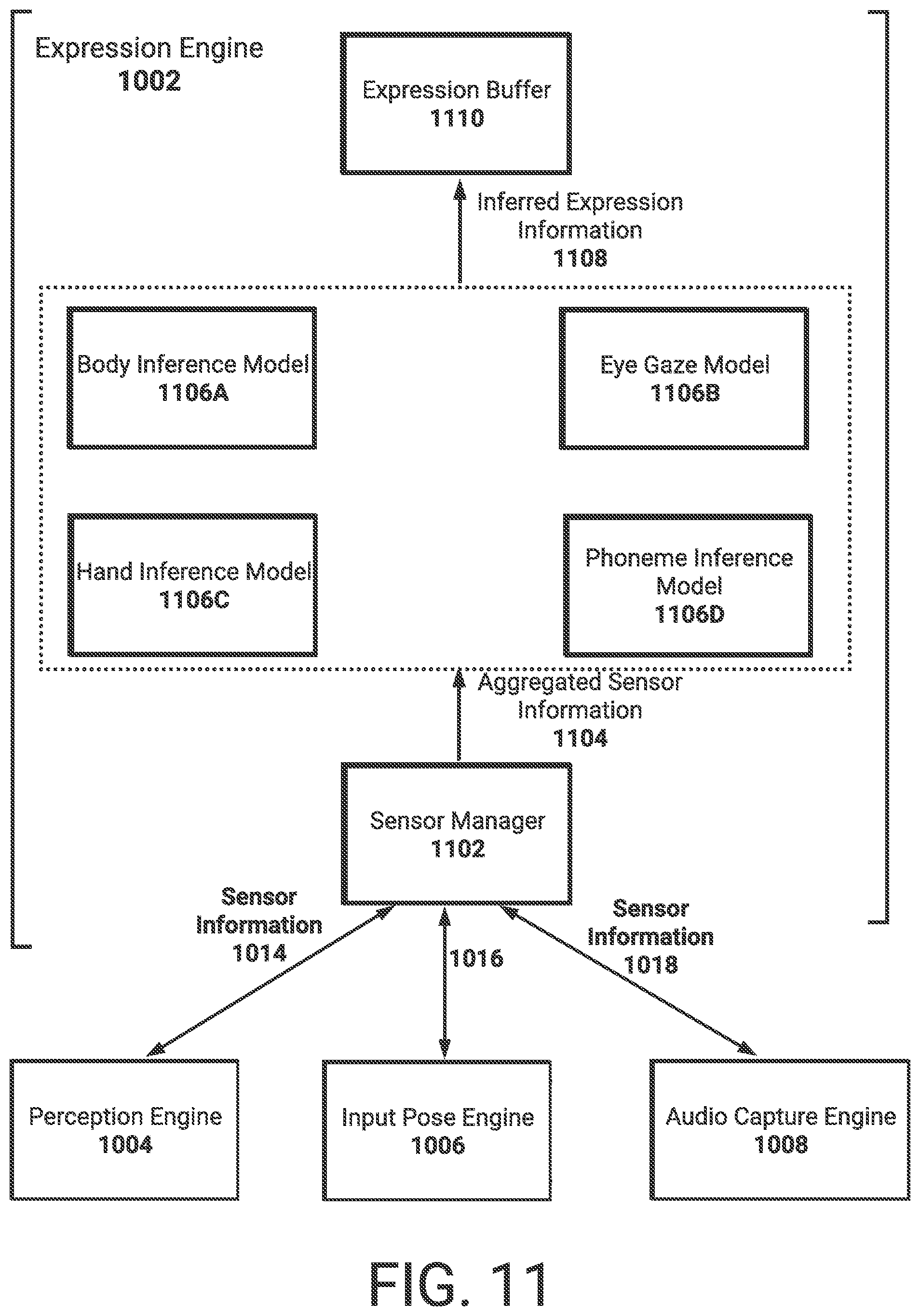 Patent US11854152 Figure 18 – Privacy preserving expression generation for augmented or virtual reality client applications