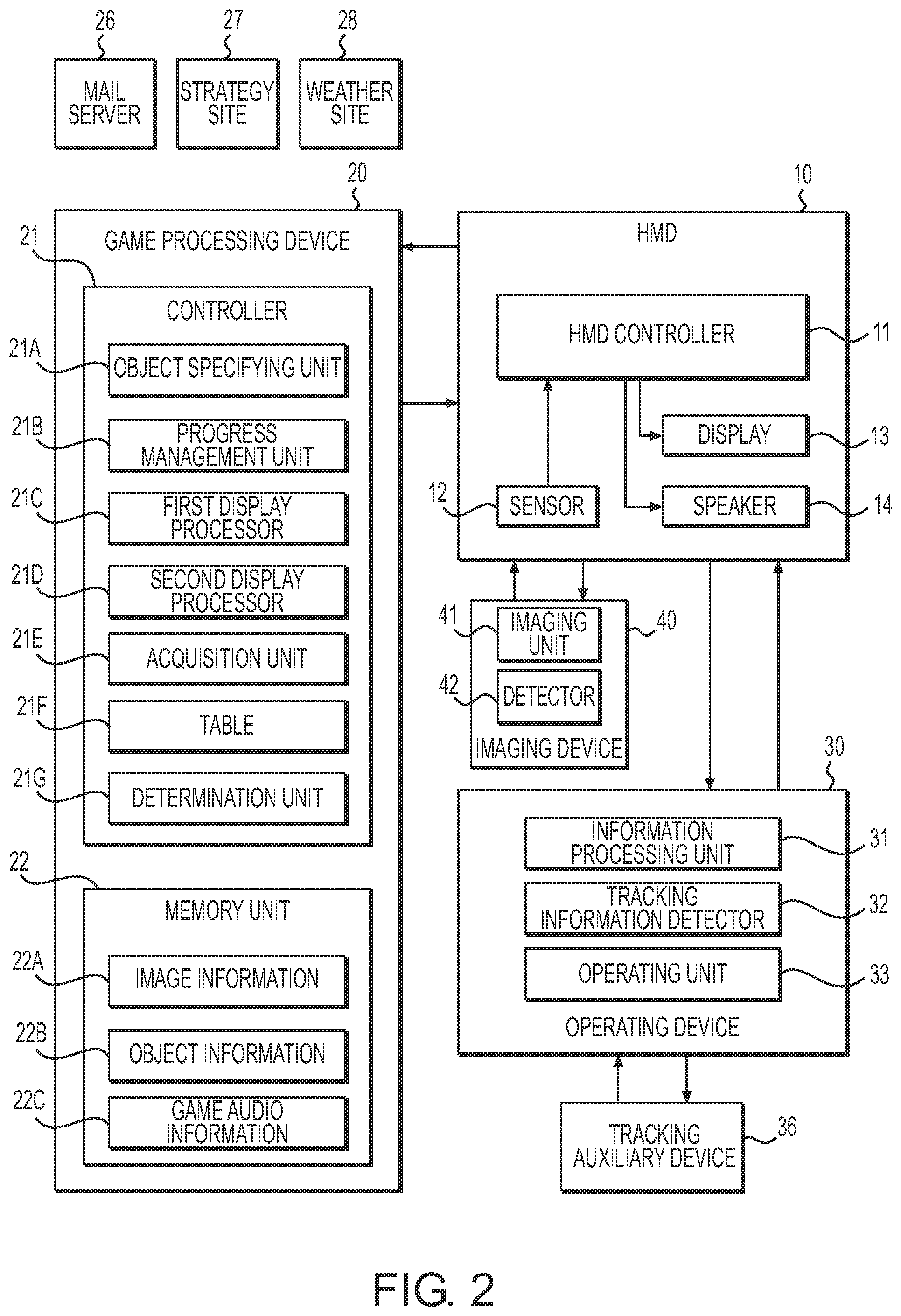 Patent US11854155 Figure 2 – Data processing program, data processing method and data processing device for displaying external information in virtual space