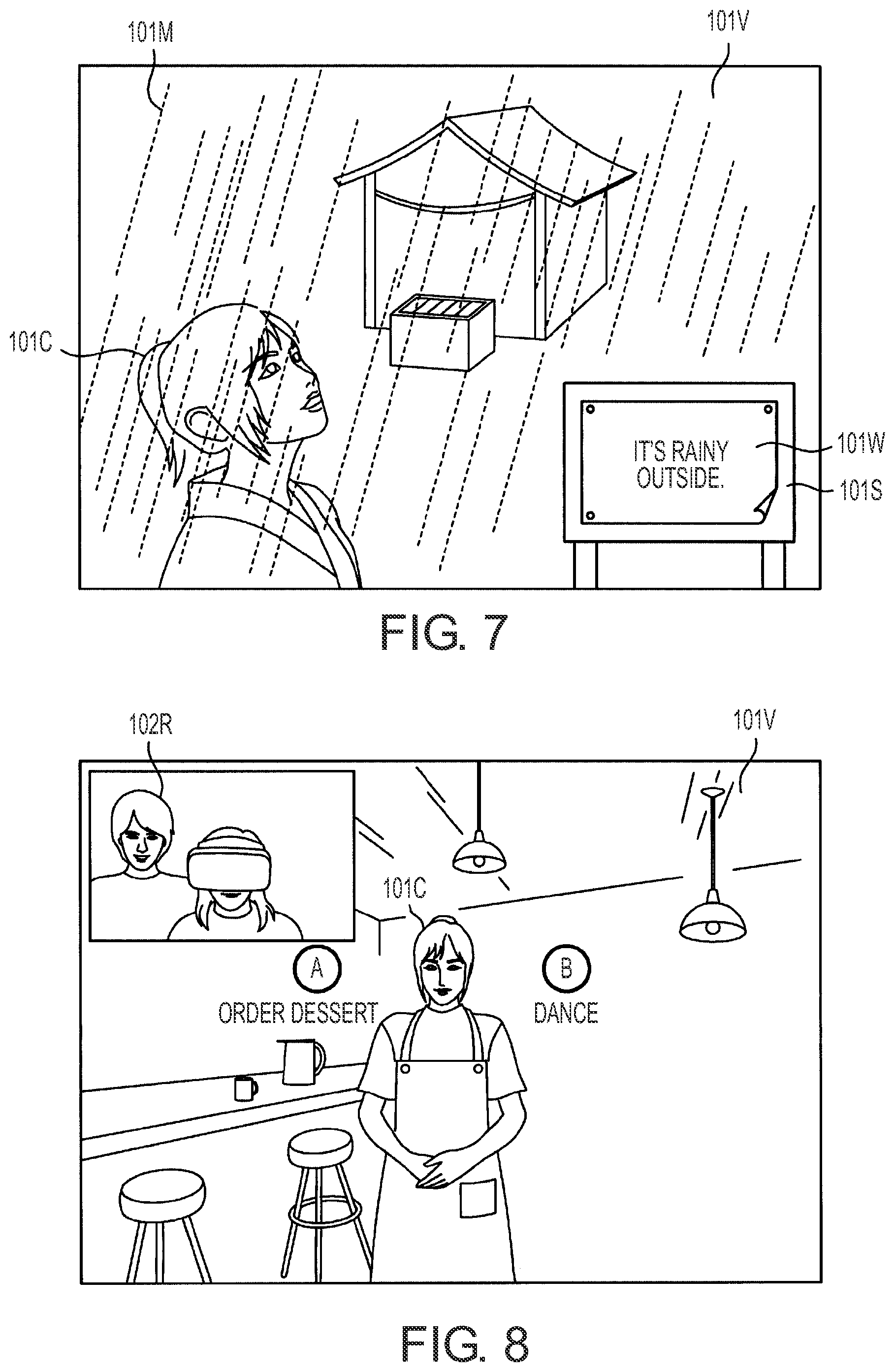 Patent US11854155 Figure 5 – Data processing program, data processing method and data processing device for displaying external information in virtual space