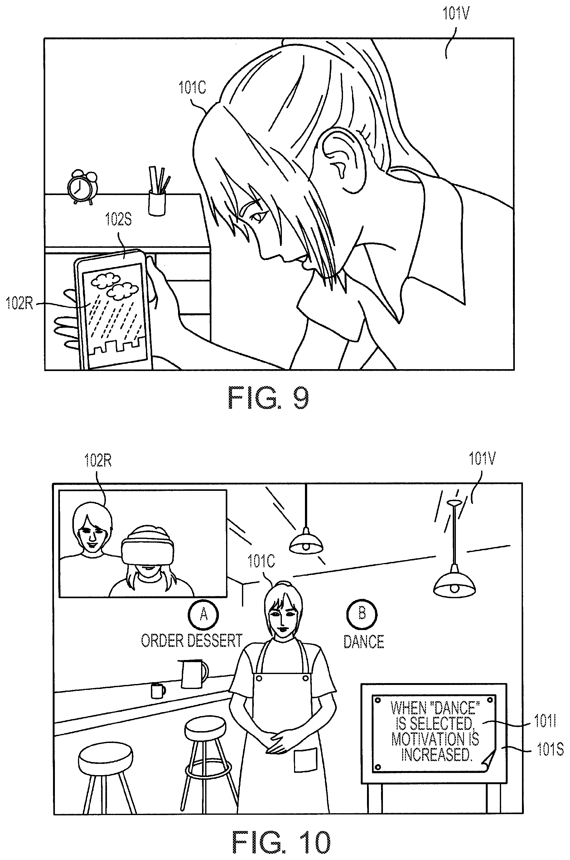 Patent US11854155 Figure 6 – Data processing program, data processing method and data processing device for displaying external information in virtual space