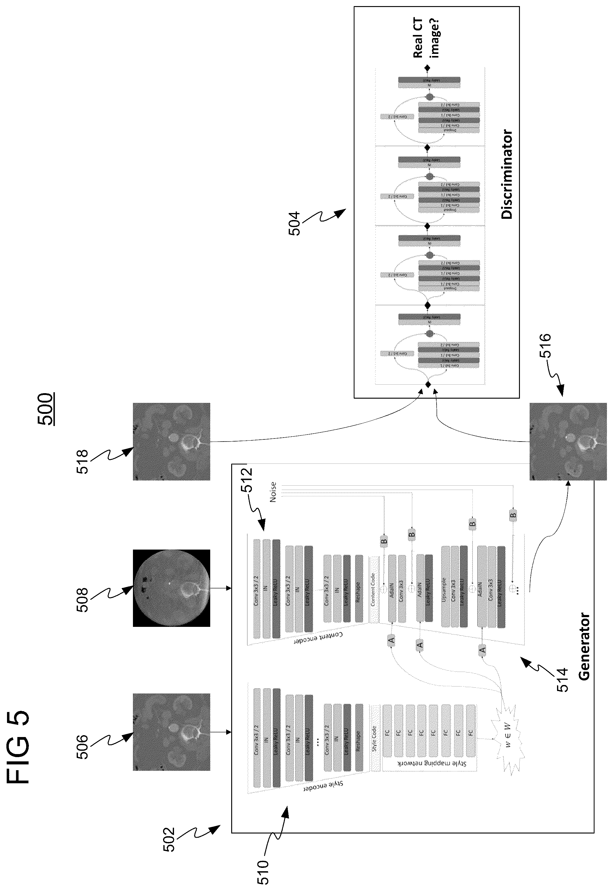 Patent US11854158 Figure 5 – Medical image enhancement