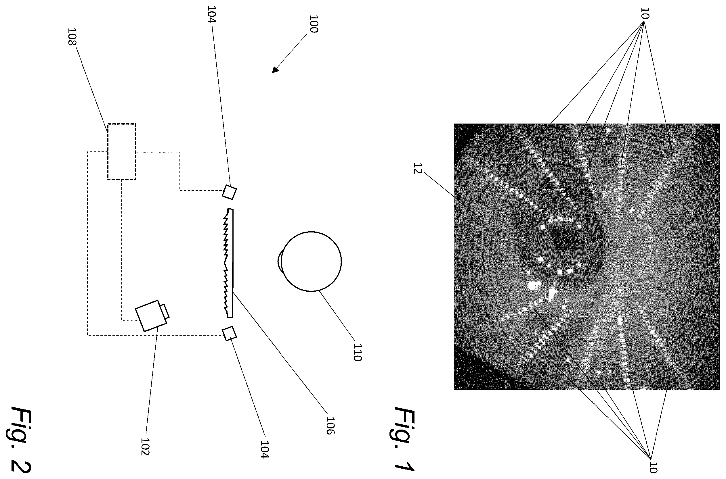 Patent US11854213 Figure 1 – Method and system for glint classification