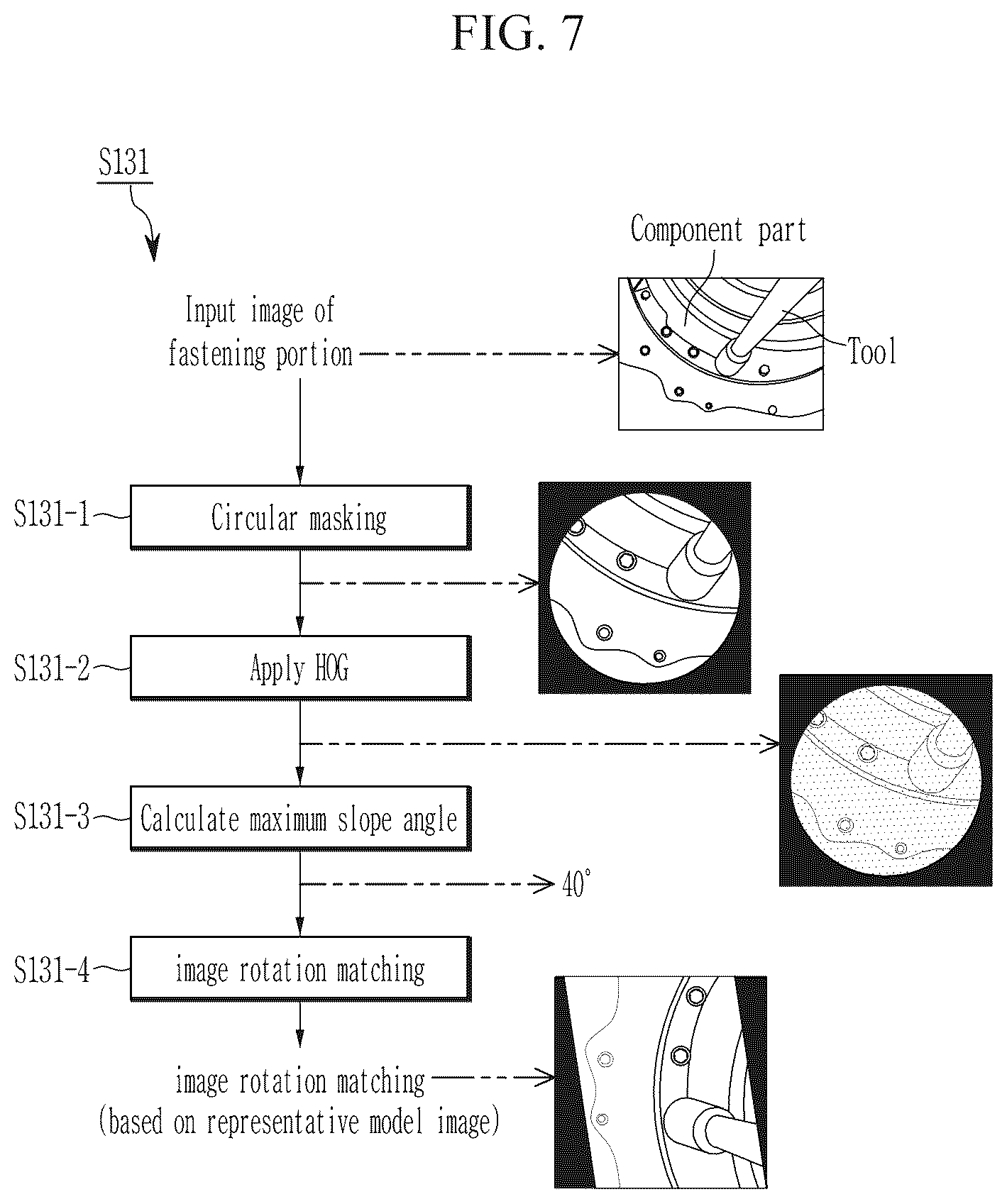 Patent US11854236 Figure 7 – Fastening tool system and control method thereof