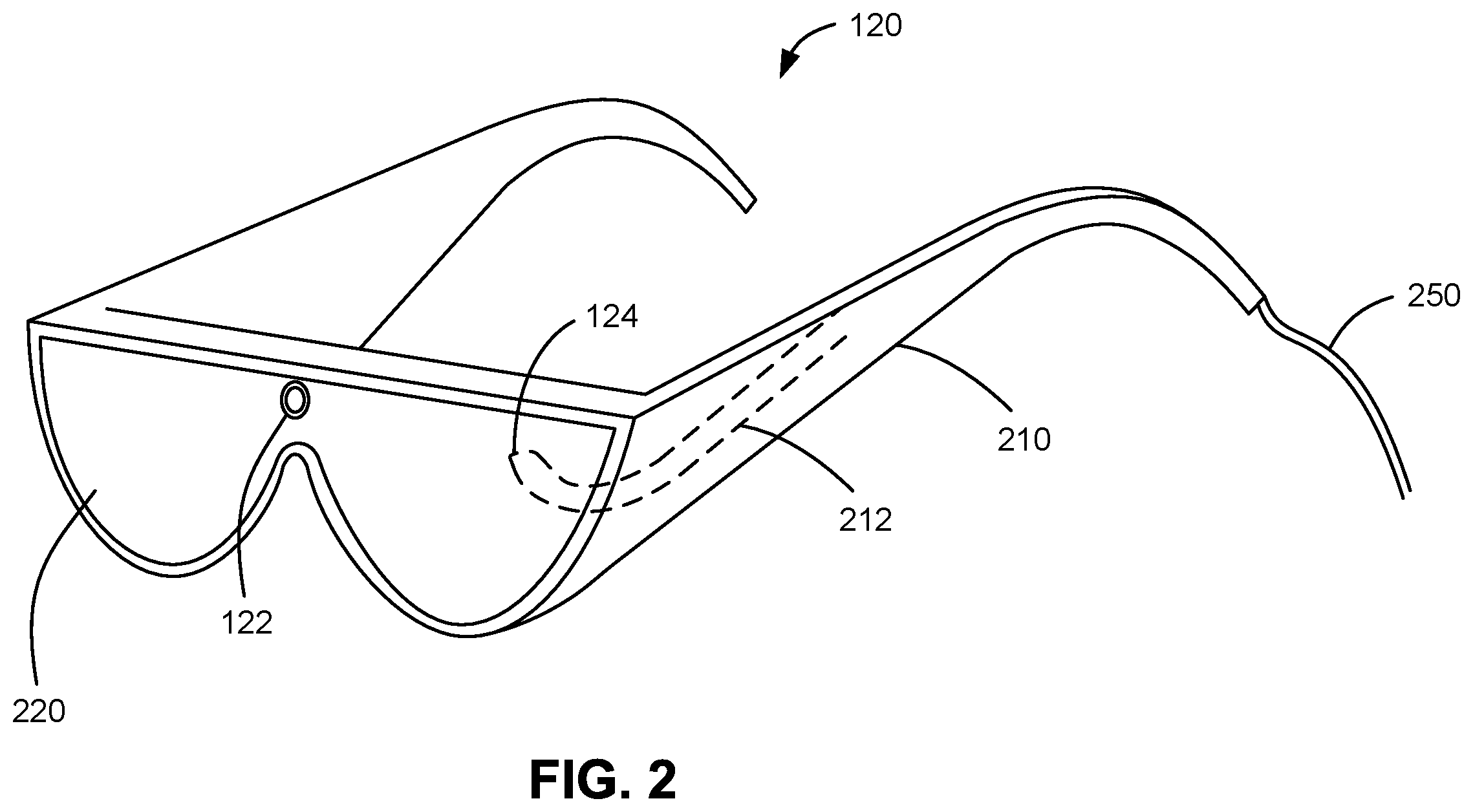 Patent US11854260 Figure 2 – Situation-sensitive safety glasses
