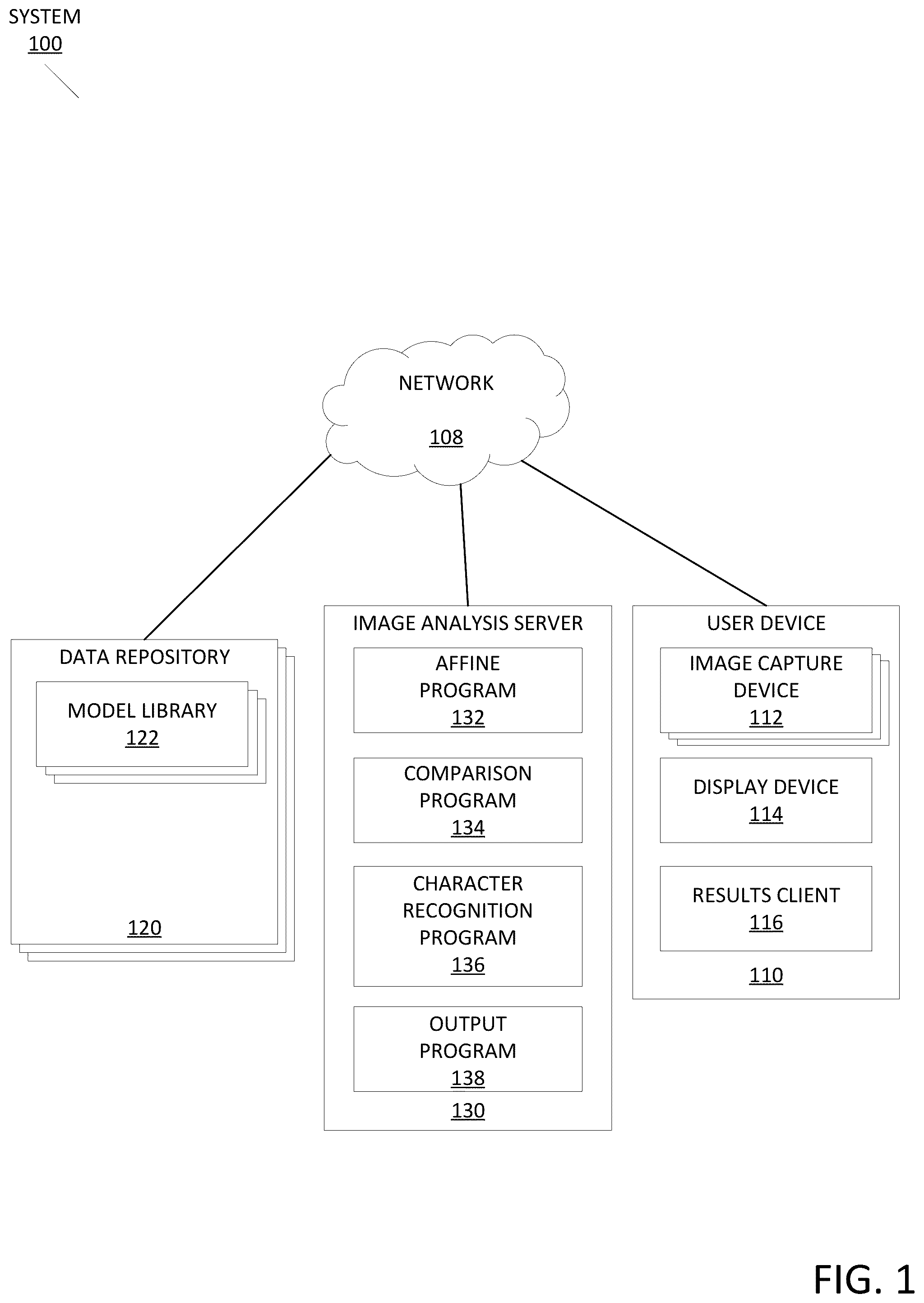 Patent US11854287 Figure 1 – Visual mode image comparison