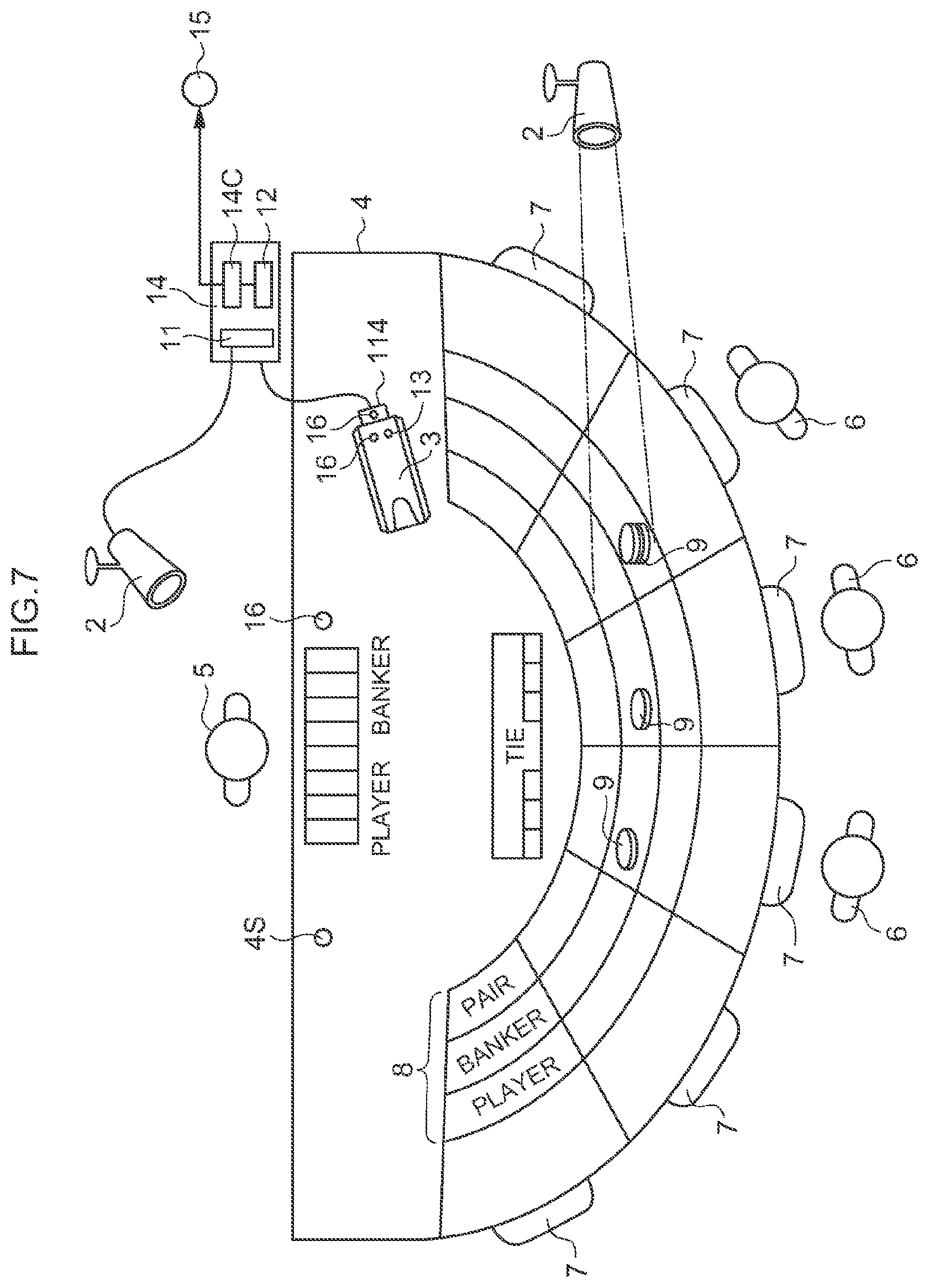 Patent US11854334 Figure 10 – Fraud detection system in a casino