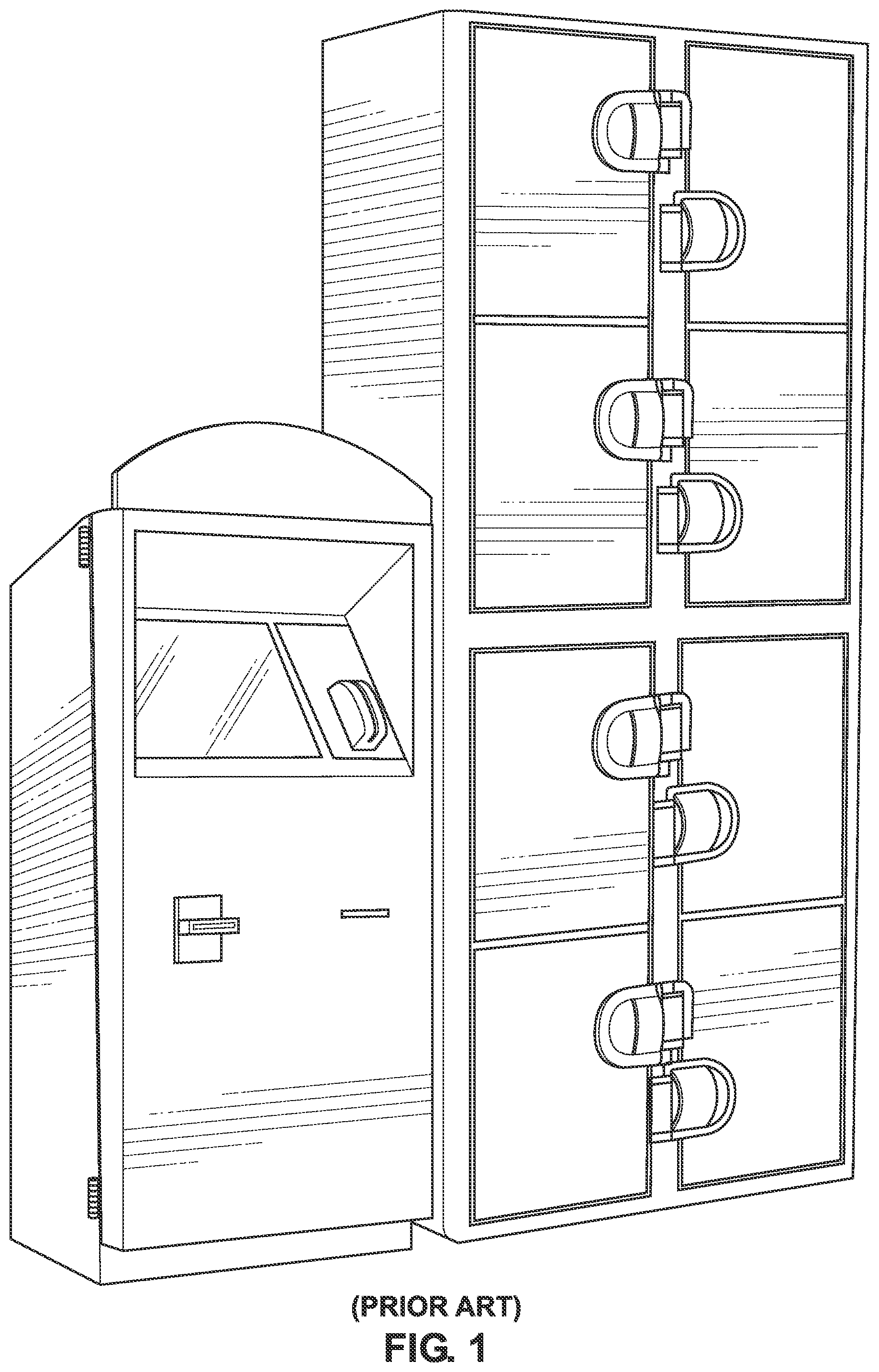 Patent US11854336 Figure 1 – Wireless access control network for enabling contact-less access control or wireless-networked electric convenience vehicles (ECVs) available for rental access and use in an environment, by scanning multi-level machine-readable codes displayed in the environment using web-enabled mobile phones
