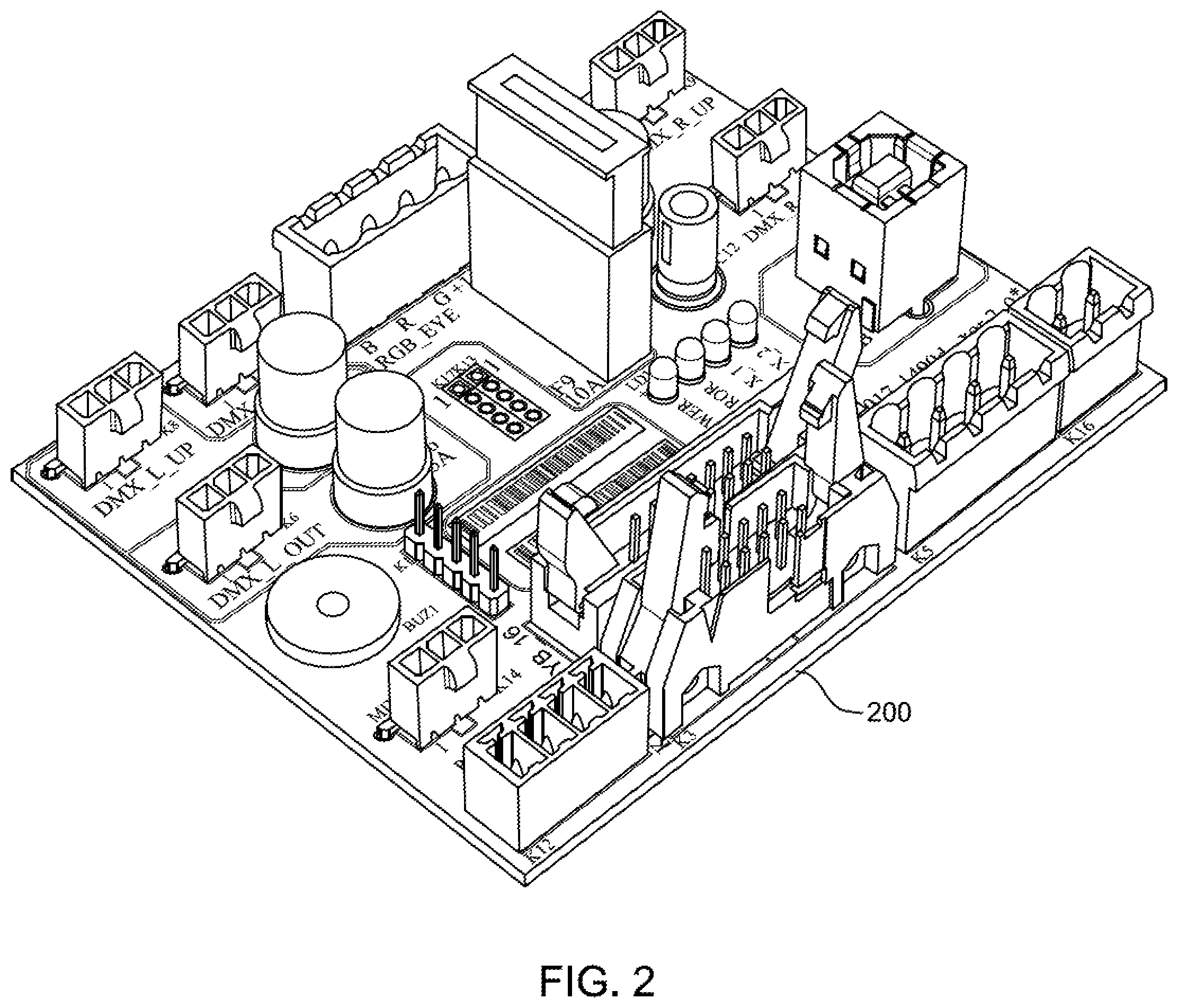 Patent US11854342 Figure 2 – Gaming cabinet with universal connection for mechanical game topper