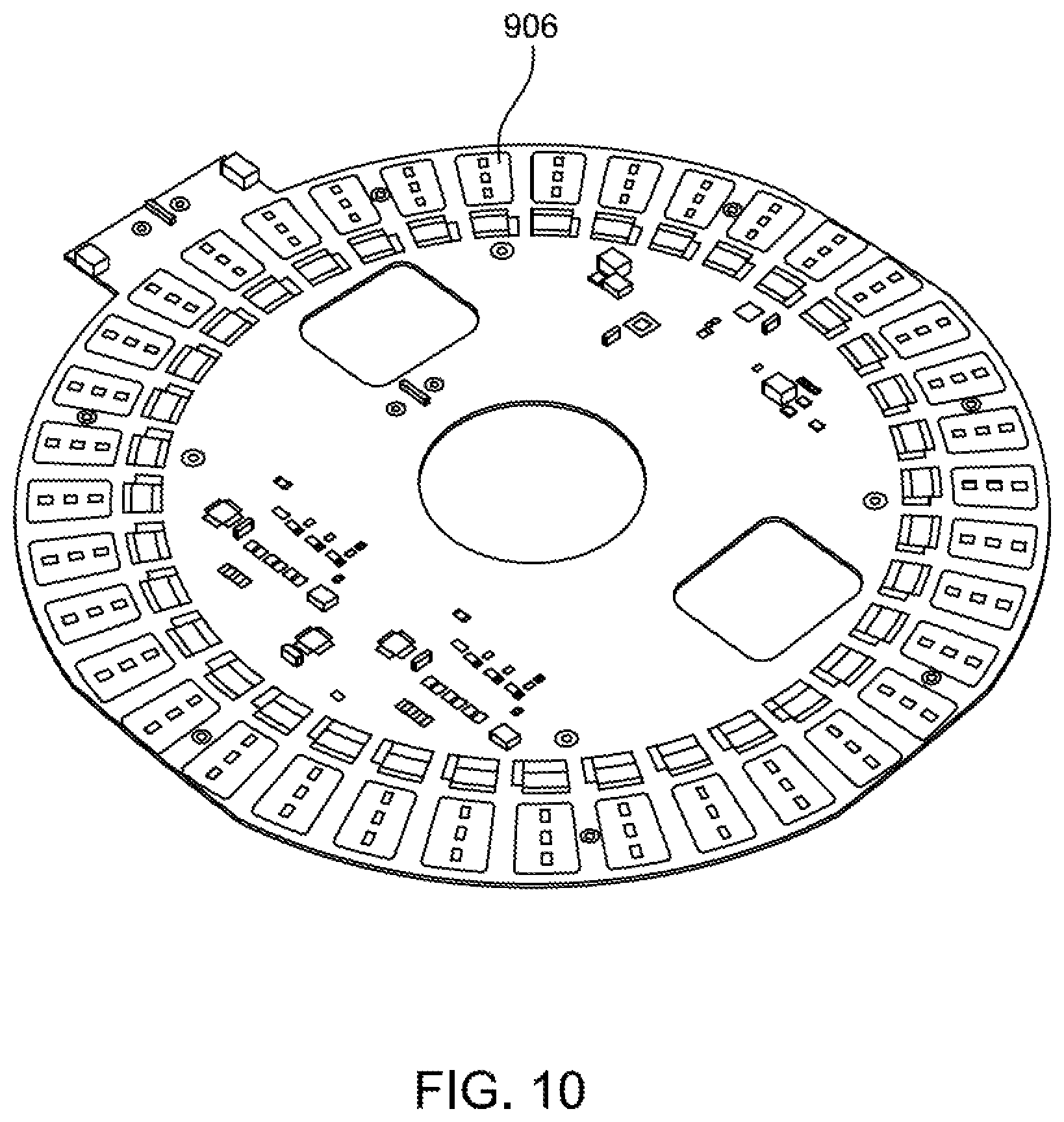 Patent US11854342 Figure 10 – Gaming cabinet with universal connection for mechanical game topper