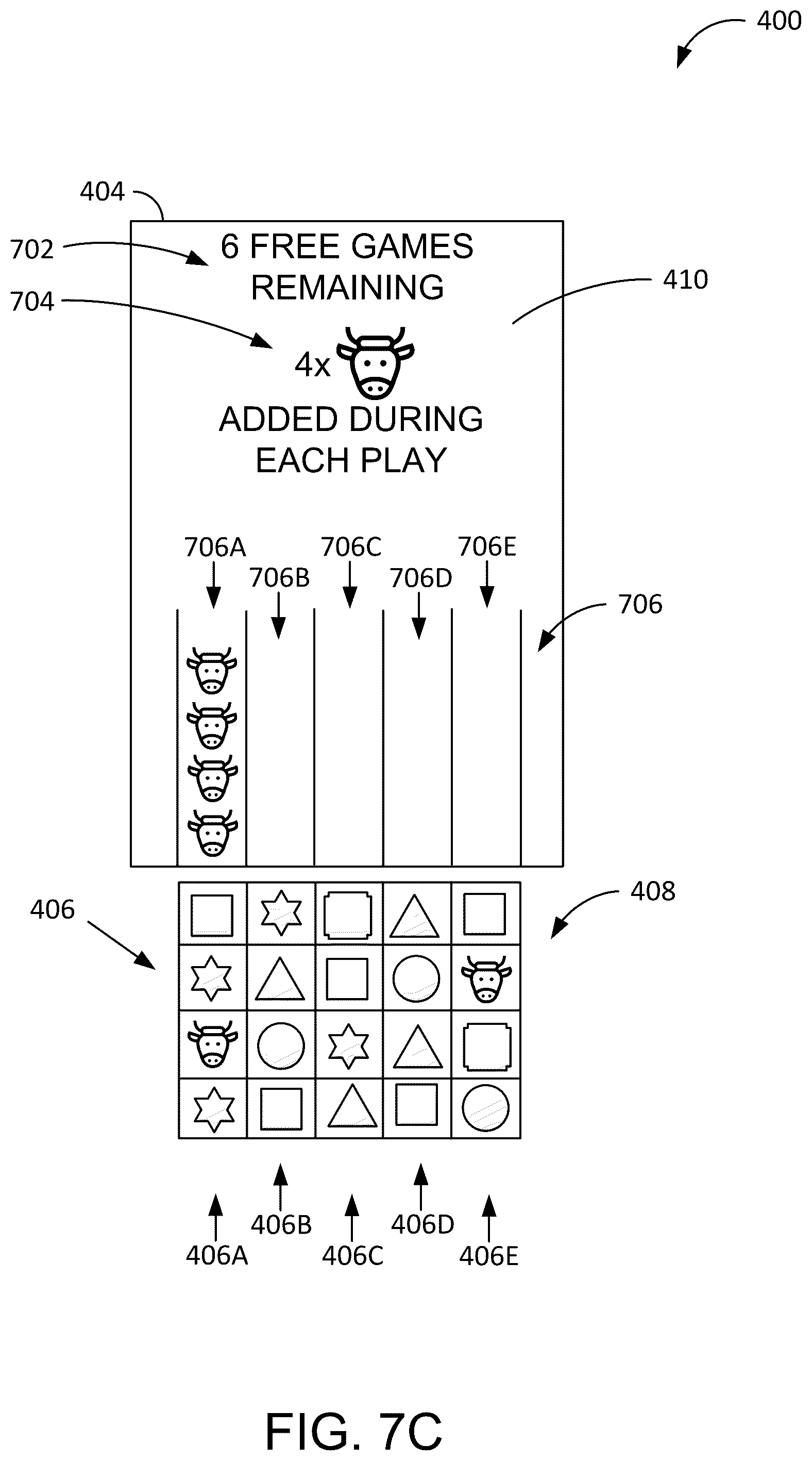 Patent US11854345 Figure 10 – Systems and methods for supplementing a wagering game