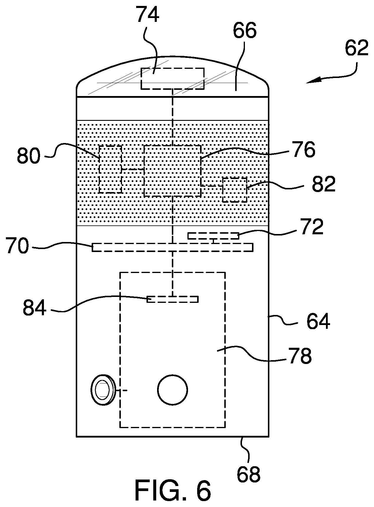 Patent US11854355 Figure 6 – Proximity alarm assembly