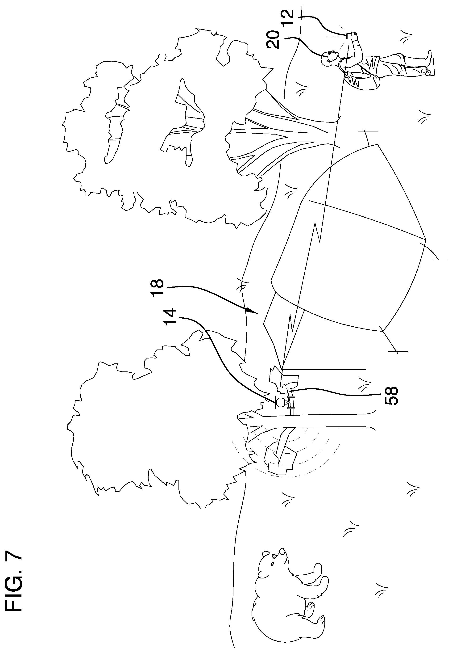 Patent US11854355 Figure 7 – Proximity alarm assembly
