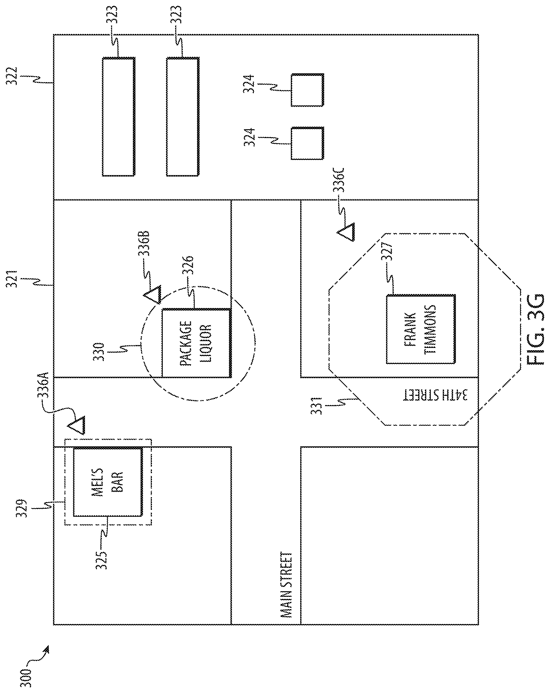 Patent US11854365 Figure 9 – Graphical user interface and networked system for managing dynamic geo-fencing for a personal compliance-monitoring device