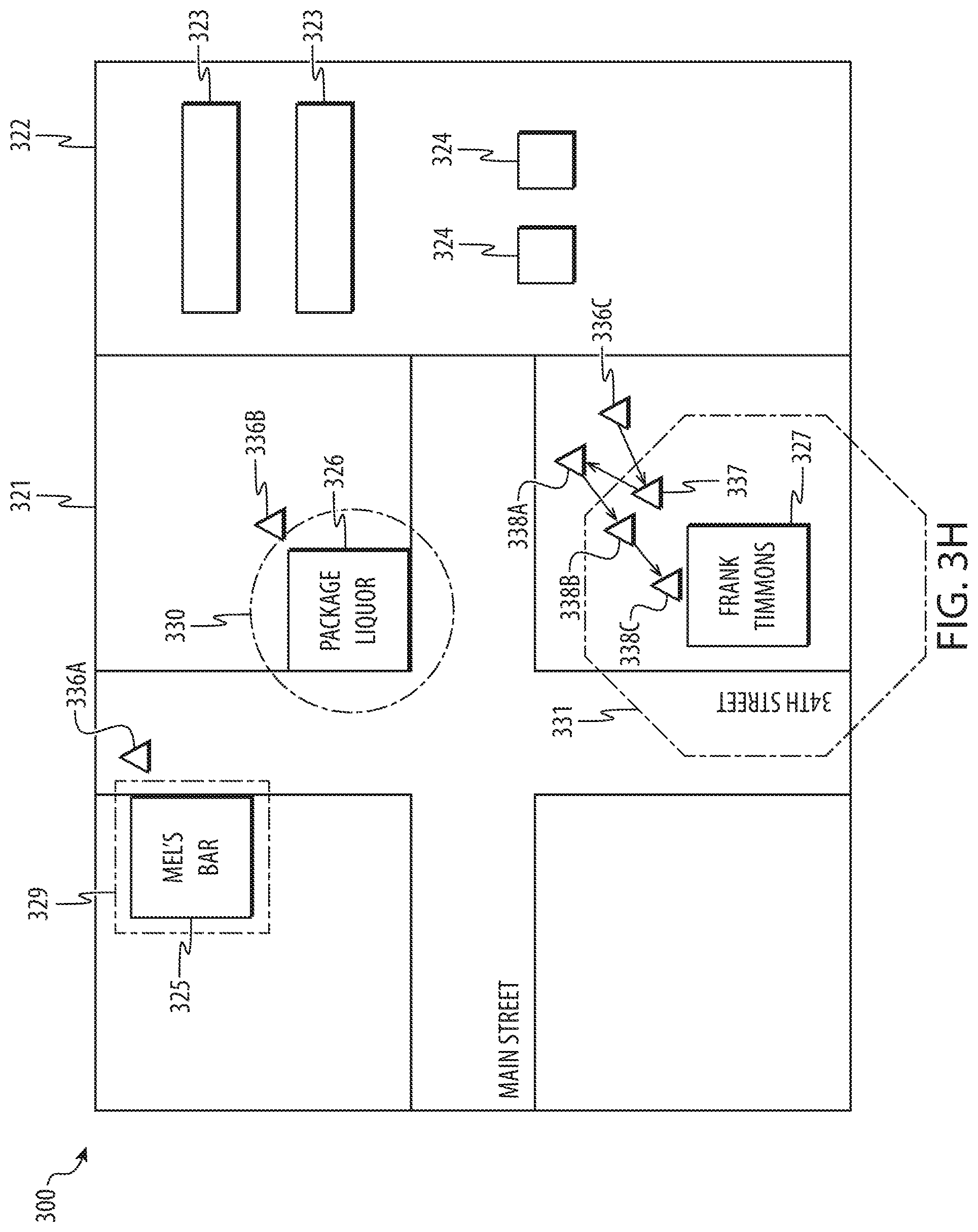 Patent US11854365 Figure 10 – Graphical user interface and networked system for managing dynamic geo-fencing for a personal compliance-monitoring device